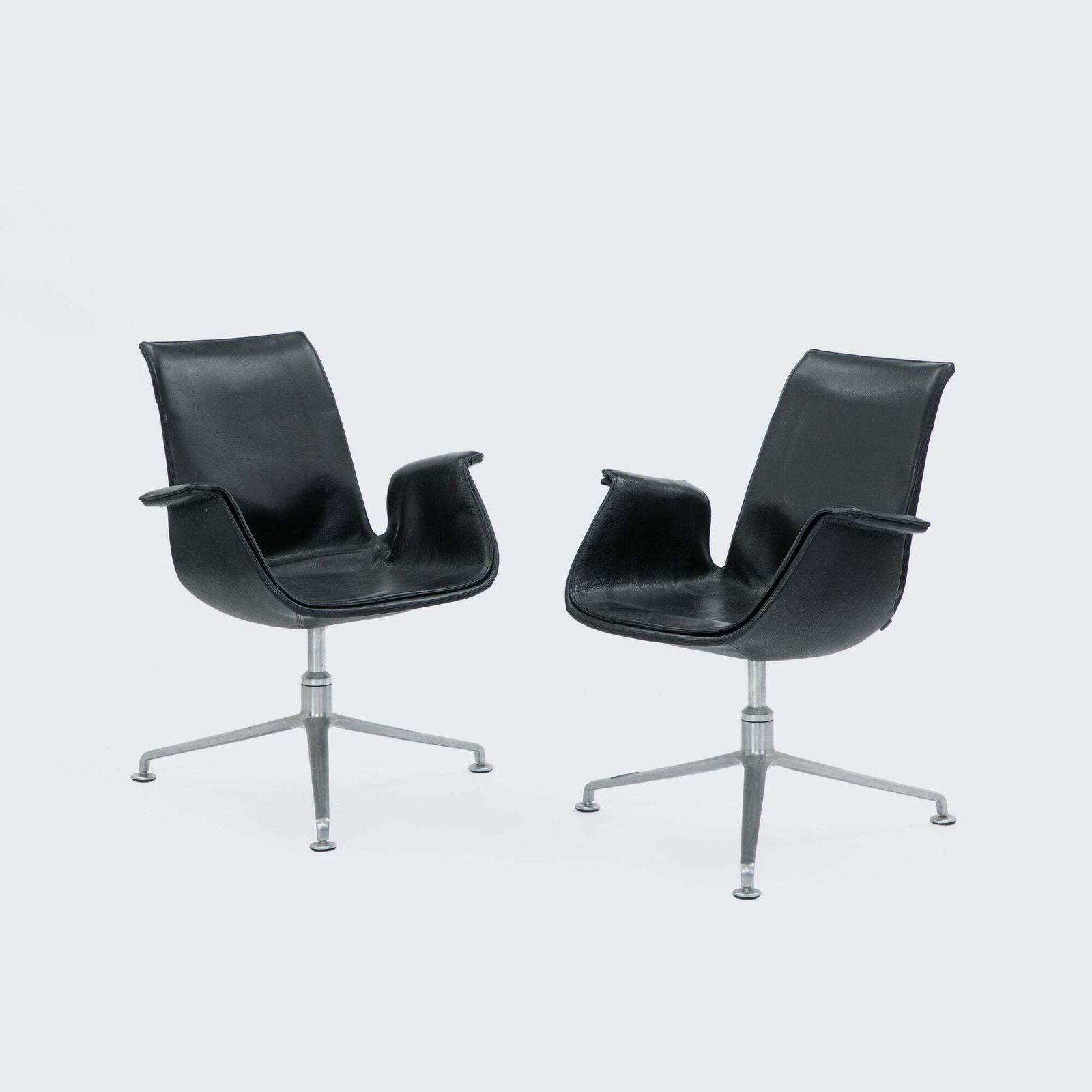Pair Of Armchairs Designed By Preben Fabricius And Jørgen Kastholm