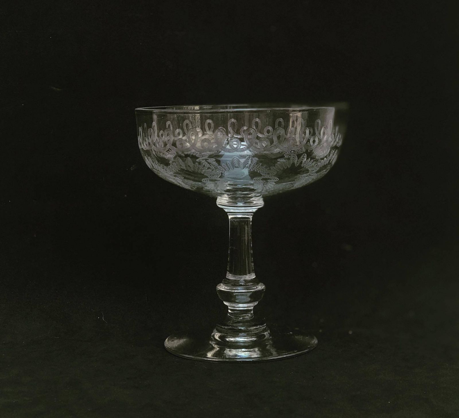 1 Champagne Coupe Crystal Coupes 1920s French Stem Bar Cart Decor Wedding Bartender Cocktail Gift photo furniture