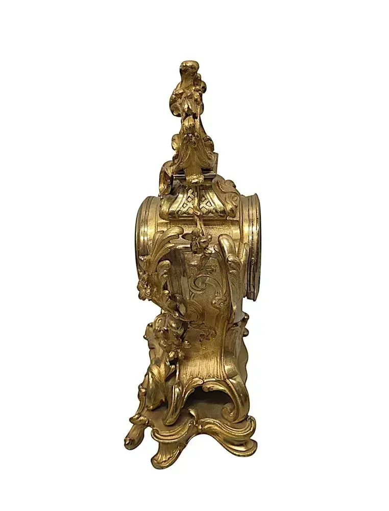 A Fabulous 19th Century Gilt Bronze French Clock Garniture Set photo buy
