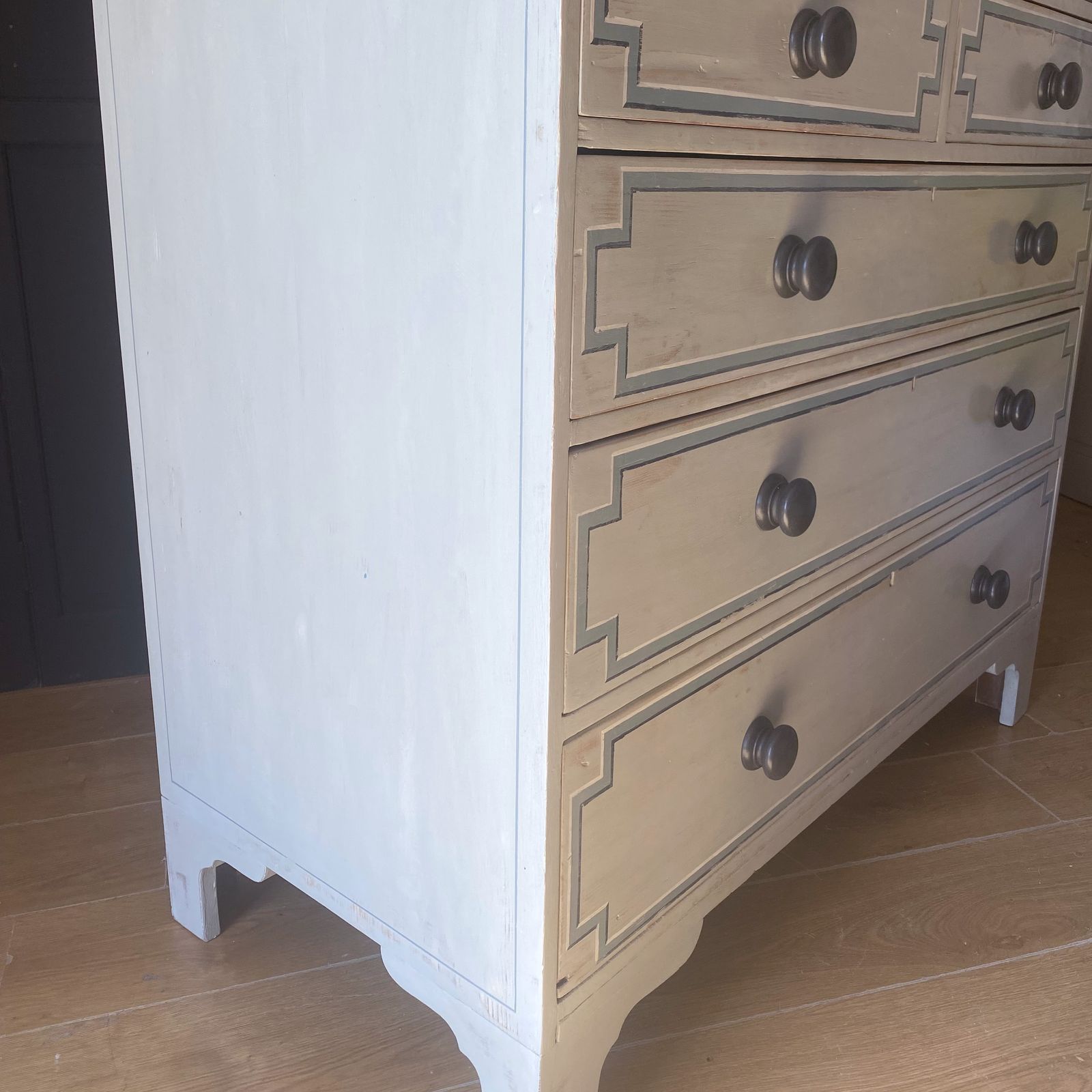 Large 19th C Painted Chest Of Drawers photo 895.0