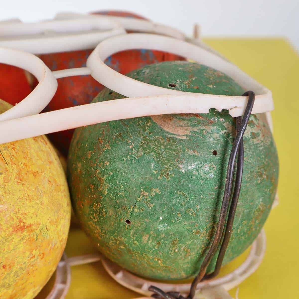 Vintage Wooden Bowling Game, Mid 20th Century photo 65.0