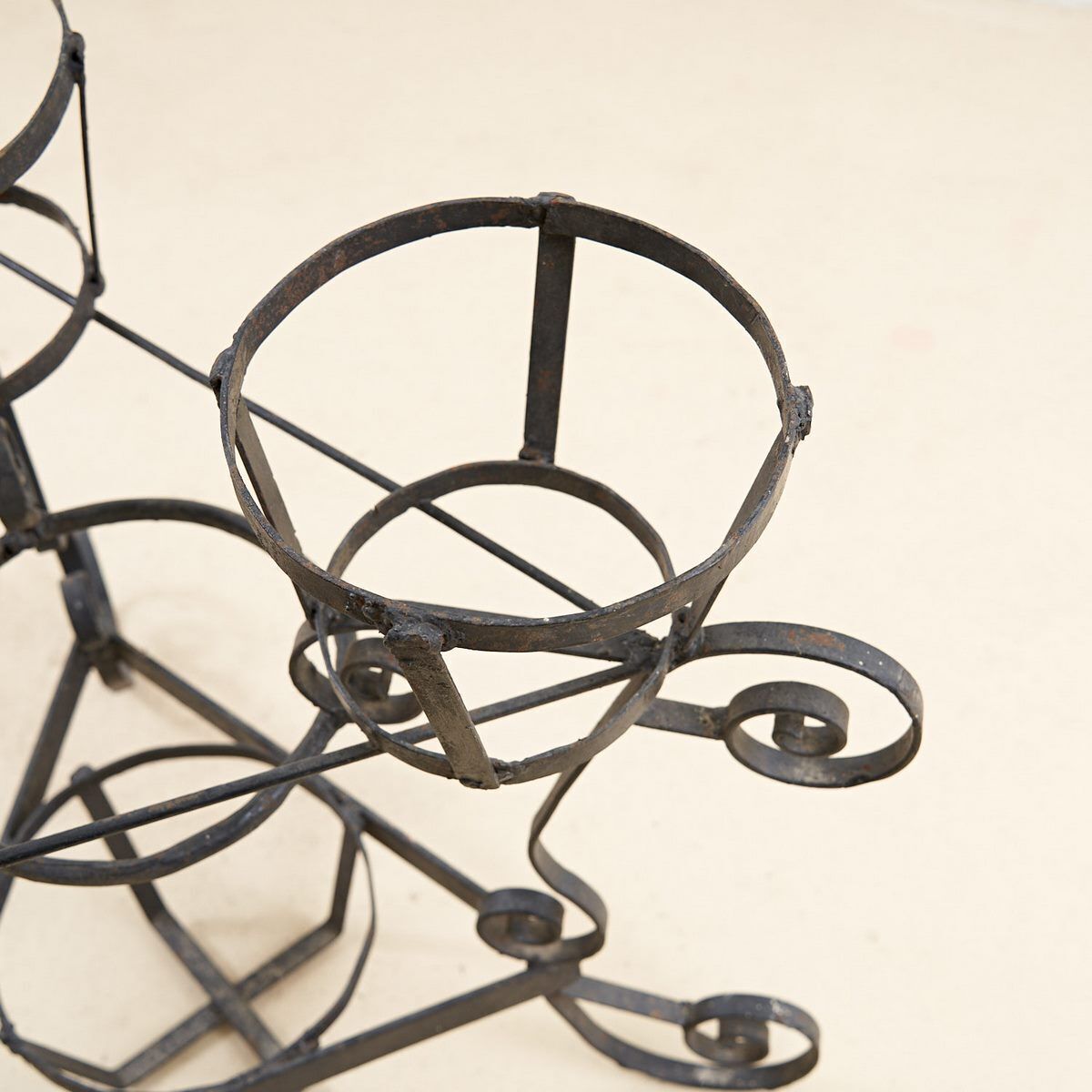 Vintage Wrought Iron Plant Pot Holder photo Home Decor
