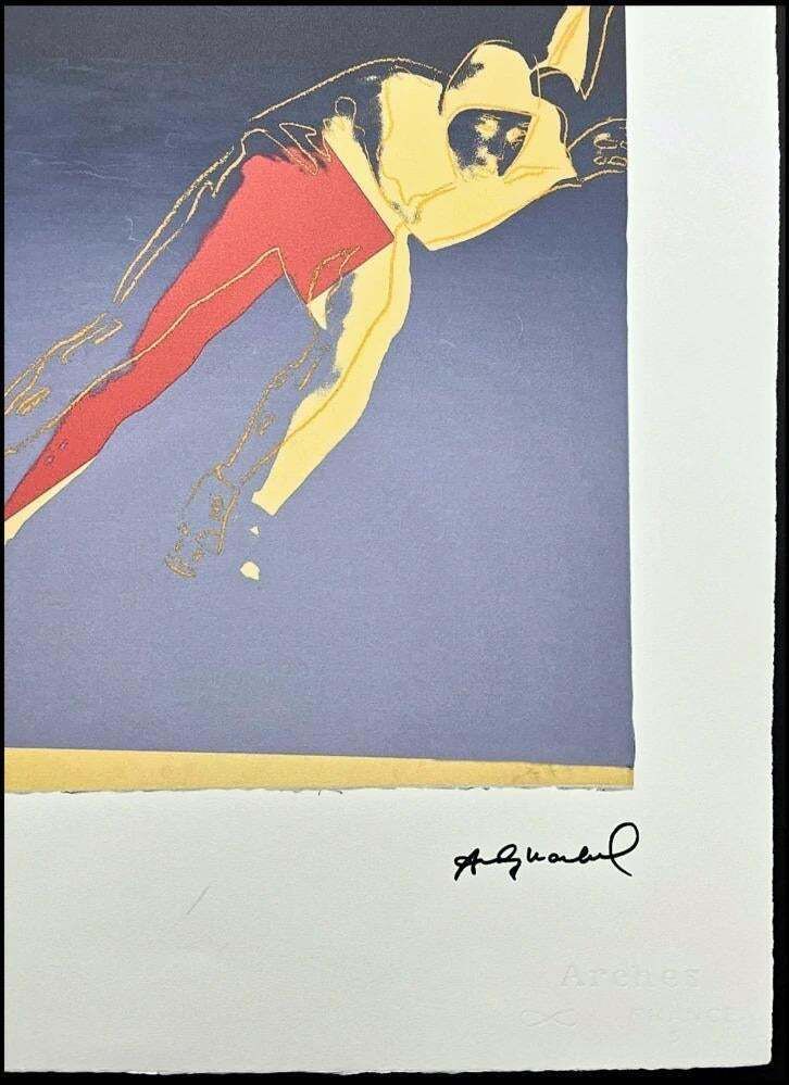 Andy Warhol, Speed Skater Blue, 1980s, Lithograph photo for sale