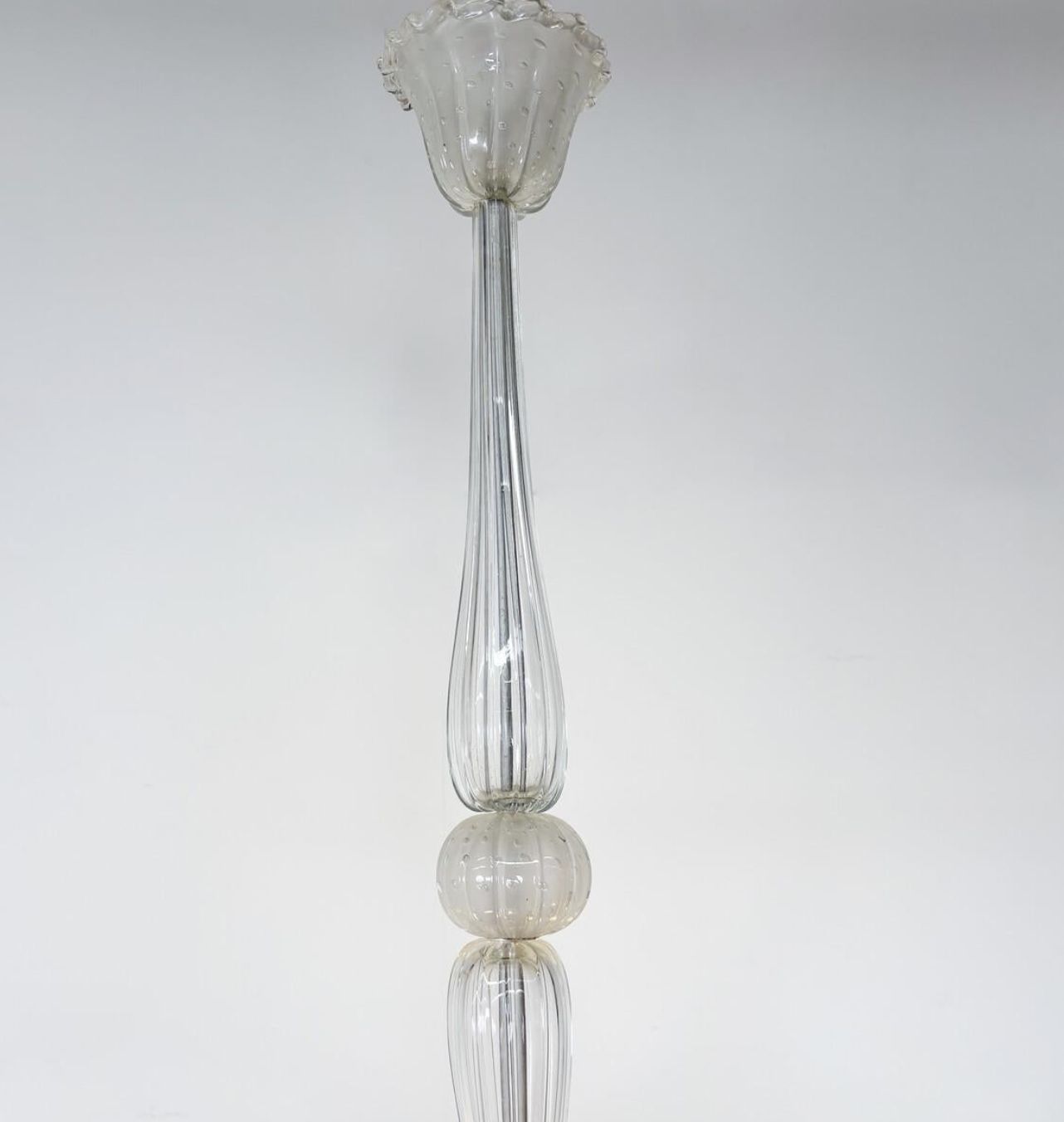 Barovier And Toso Chandelier, Murano Glass – 8 Sconces photo vinterior
