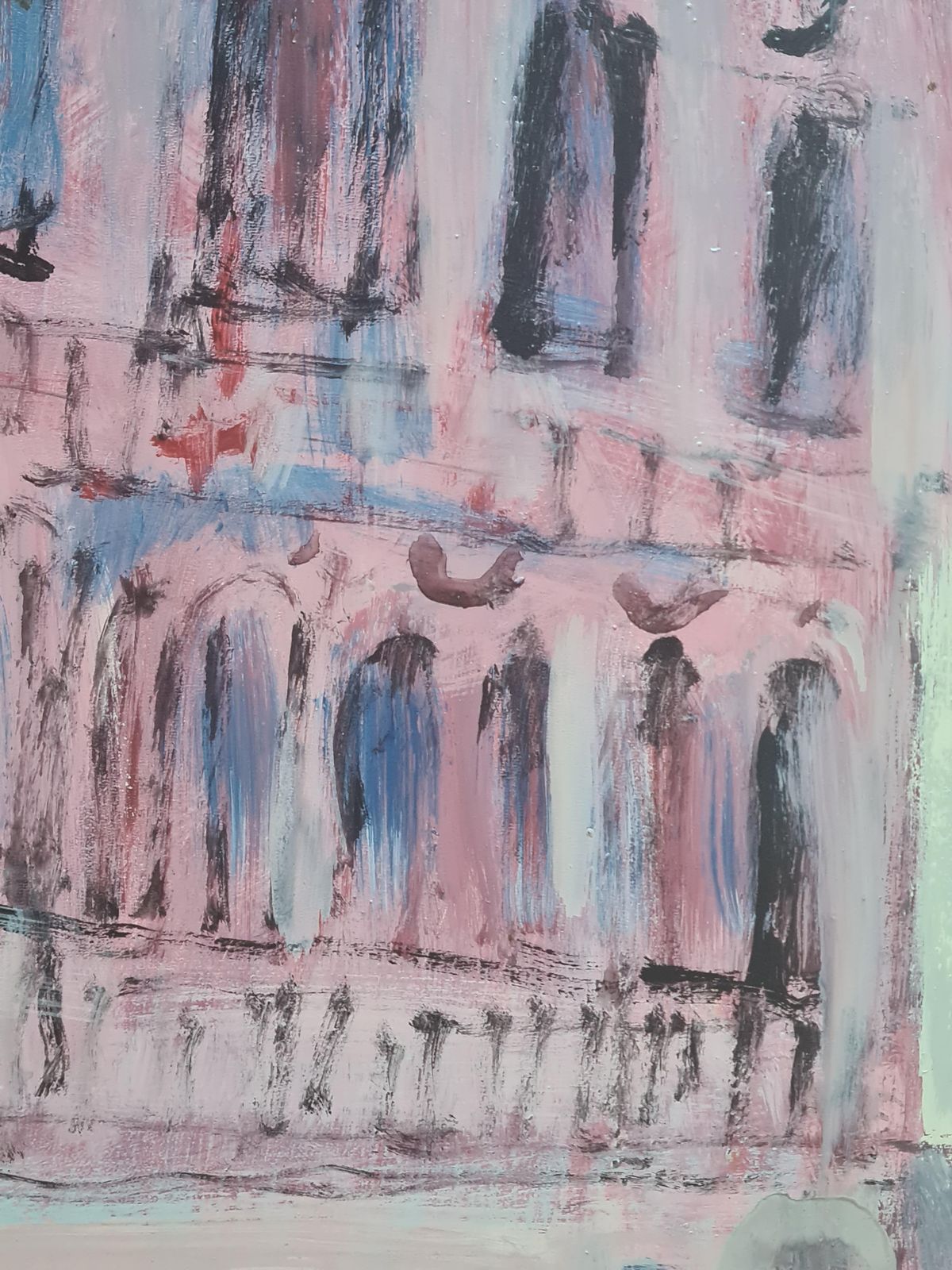 photo furniture Piazza San Marco, The Doges Palace, Venice, School Of Raoul Dufy 1950s By Mario Bonamici