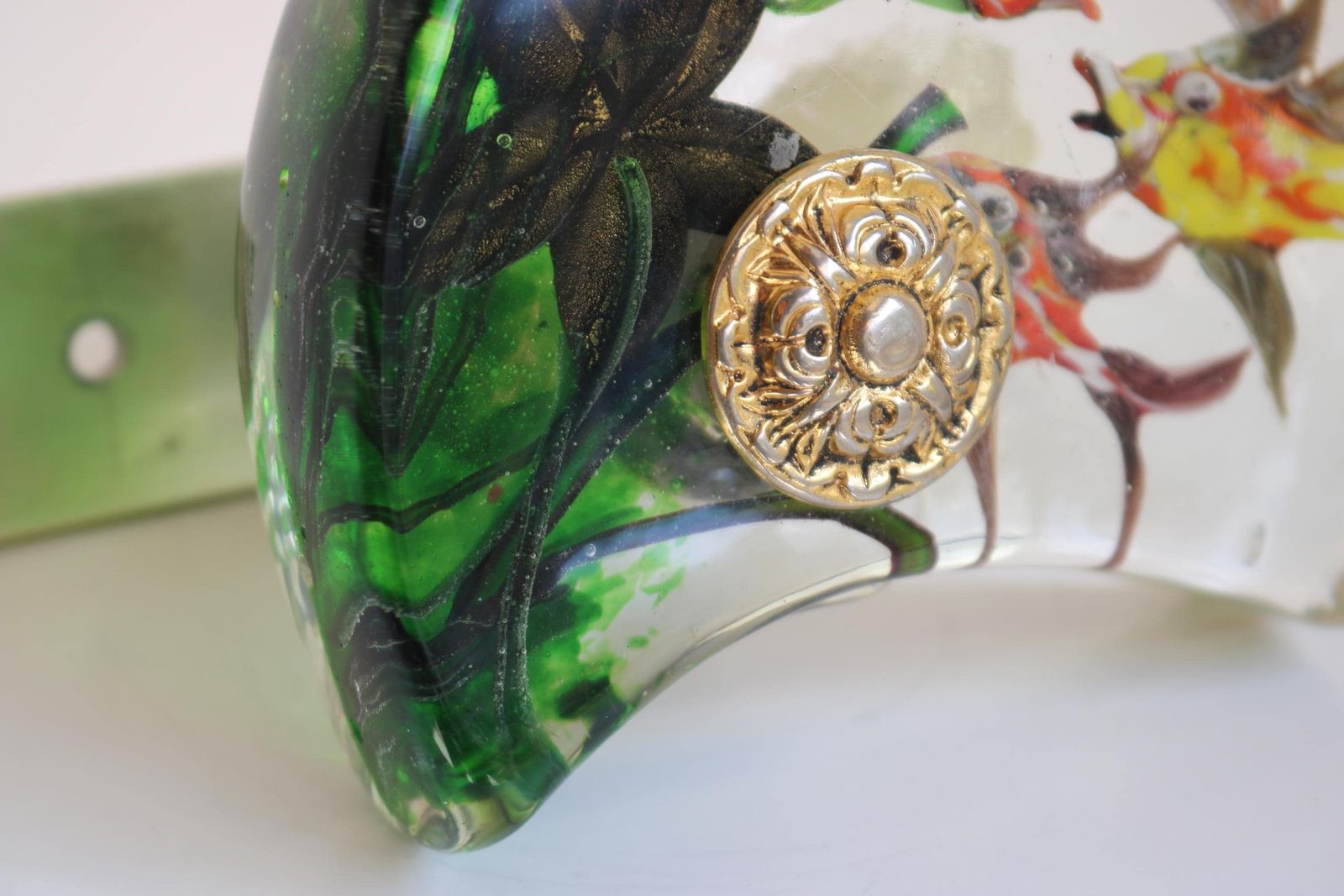 Mid Century Murano Glazen Deurknop Van Alfredo Barbini Voor Cenedese – Italiaans Kunstglas, Jaren 1950–1970 photo 1815.0