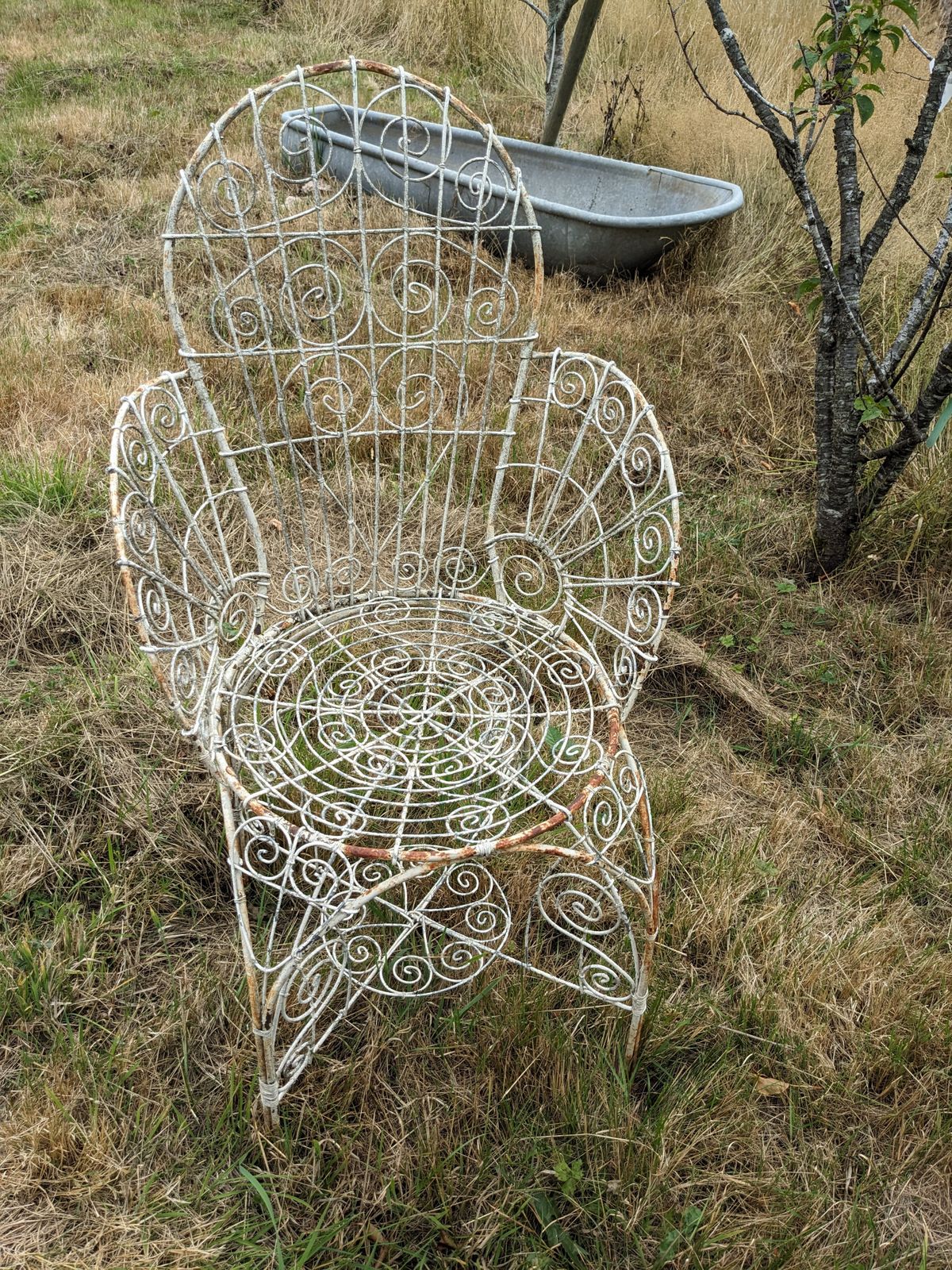 Wirework Garden Table & Chairs photo vintage