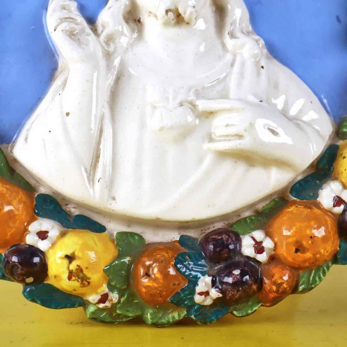 Sacred Heart Of Jesus Ceramic Wall Decoration photo Art
