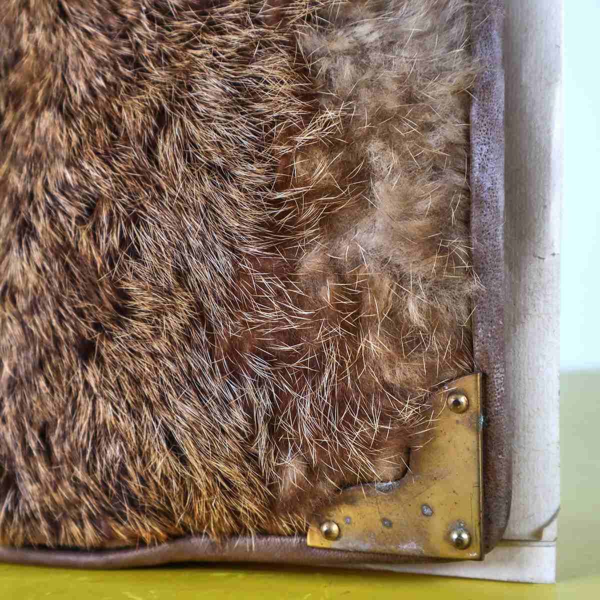 Vintage Leather Covered Hunting Log Book photo for sale