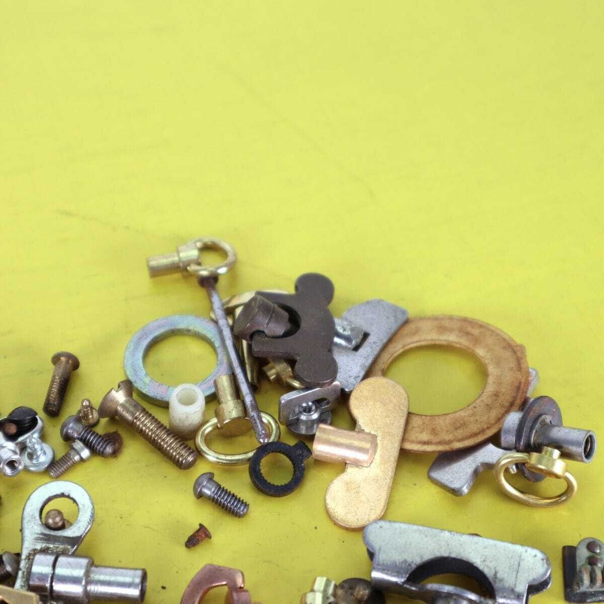 Lot Of Spare Parts For Alarm Clocks, Keys, Screws And More photo buy