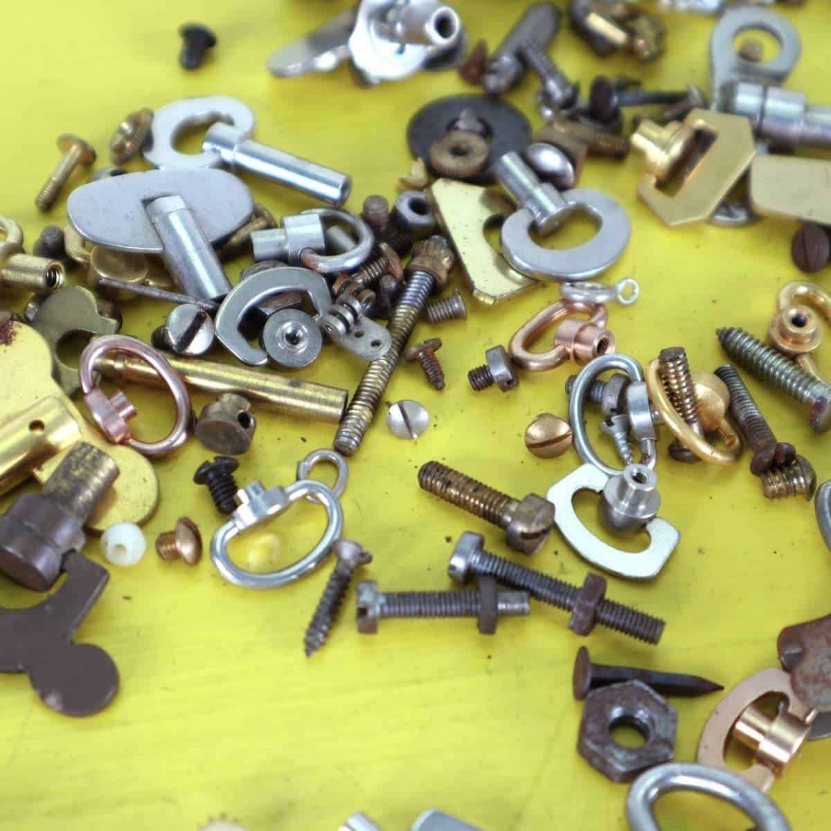 Lot Of Spare Parts For Alarm Clocks, Keys, Screws And More photo vintage