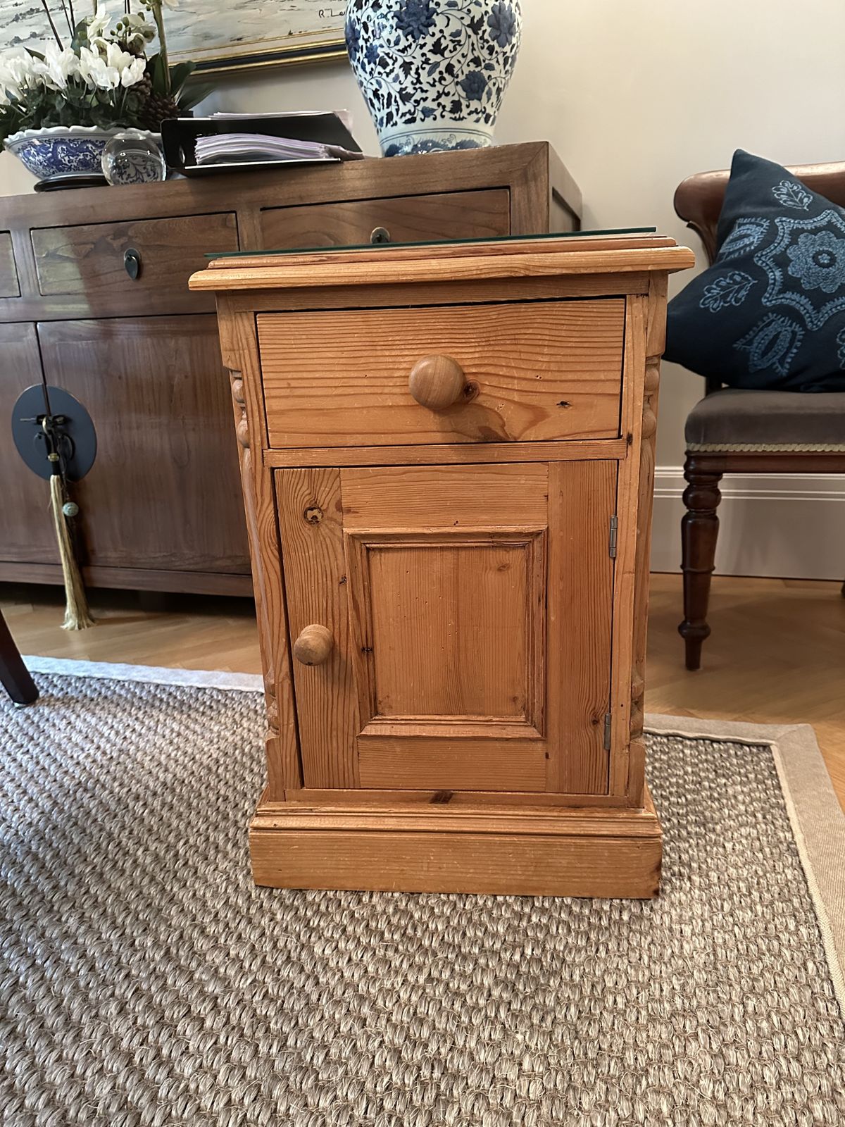 Reclaimed Pine Bedside Table