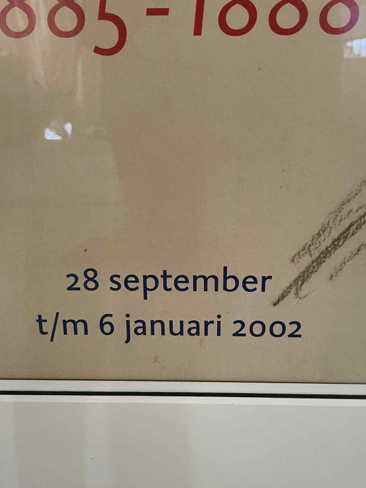 photo buy Rare 2002 Dutch Vincent Van Gogh Self Portrait Sketch Museum Exhibition Poster.