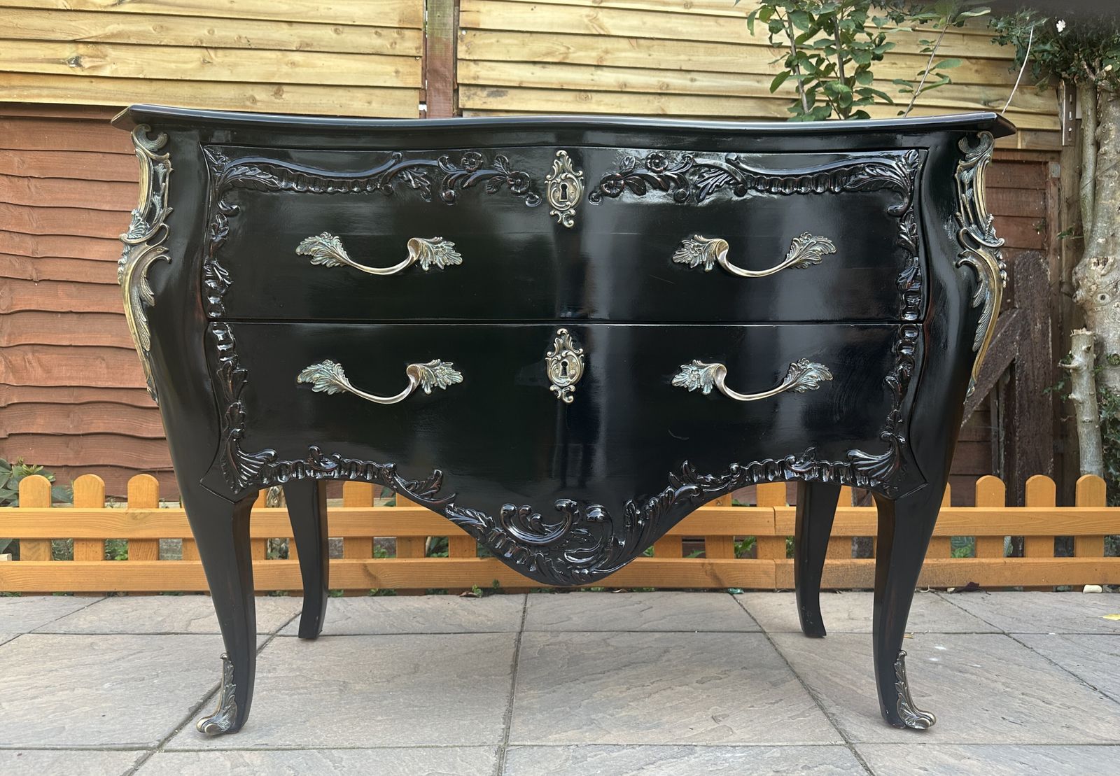 Stunning And So To Bed Floral Louis XV Chest Of Drawers – Great Condition   Rrp £2,500 photo buy