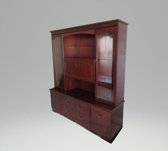 Lovely Display Cabinet By Morris Of Glasgow photo Furniture