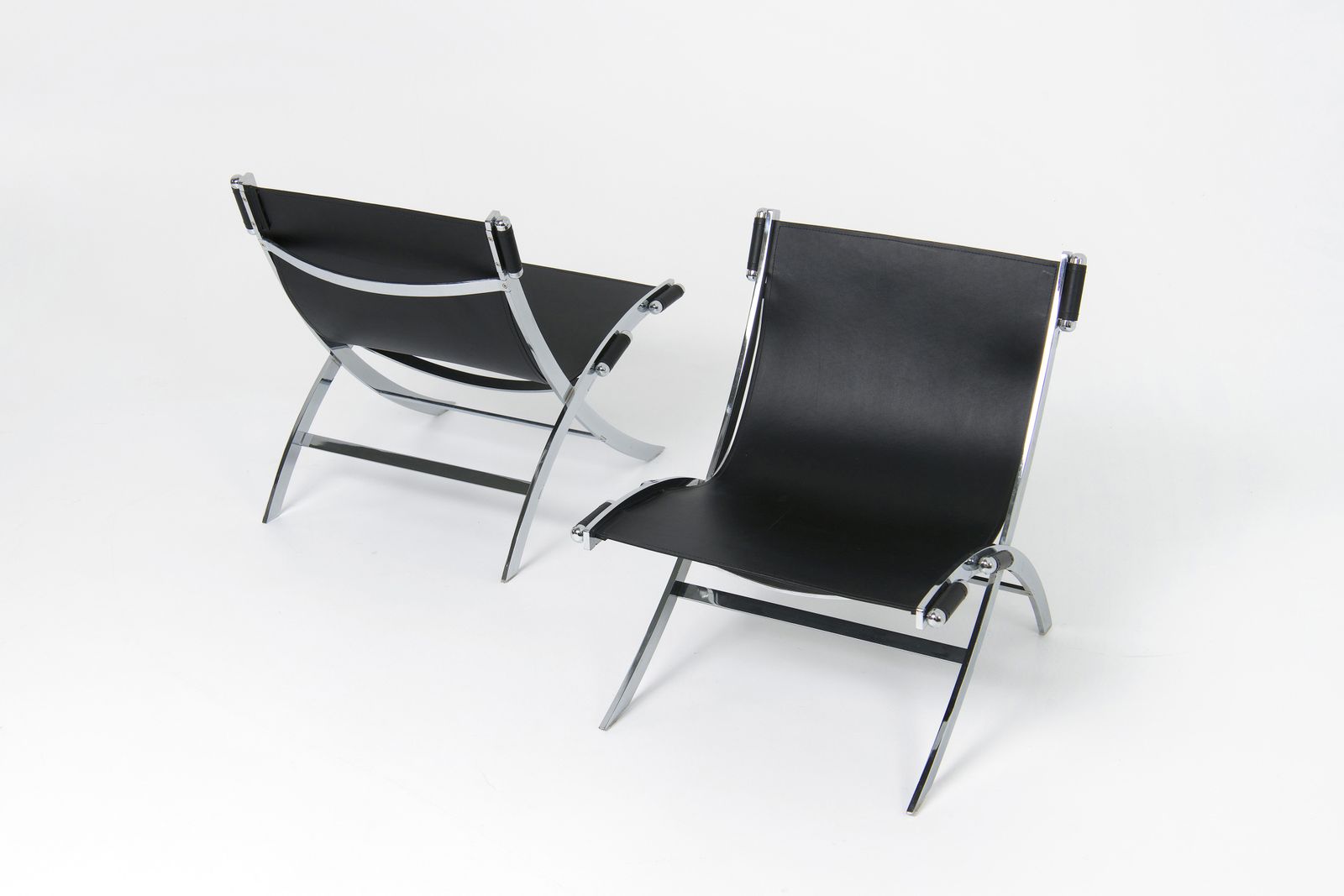 A Set Of Scissor Chairs   Paul Tuttle & Antonio Citterio