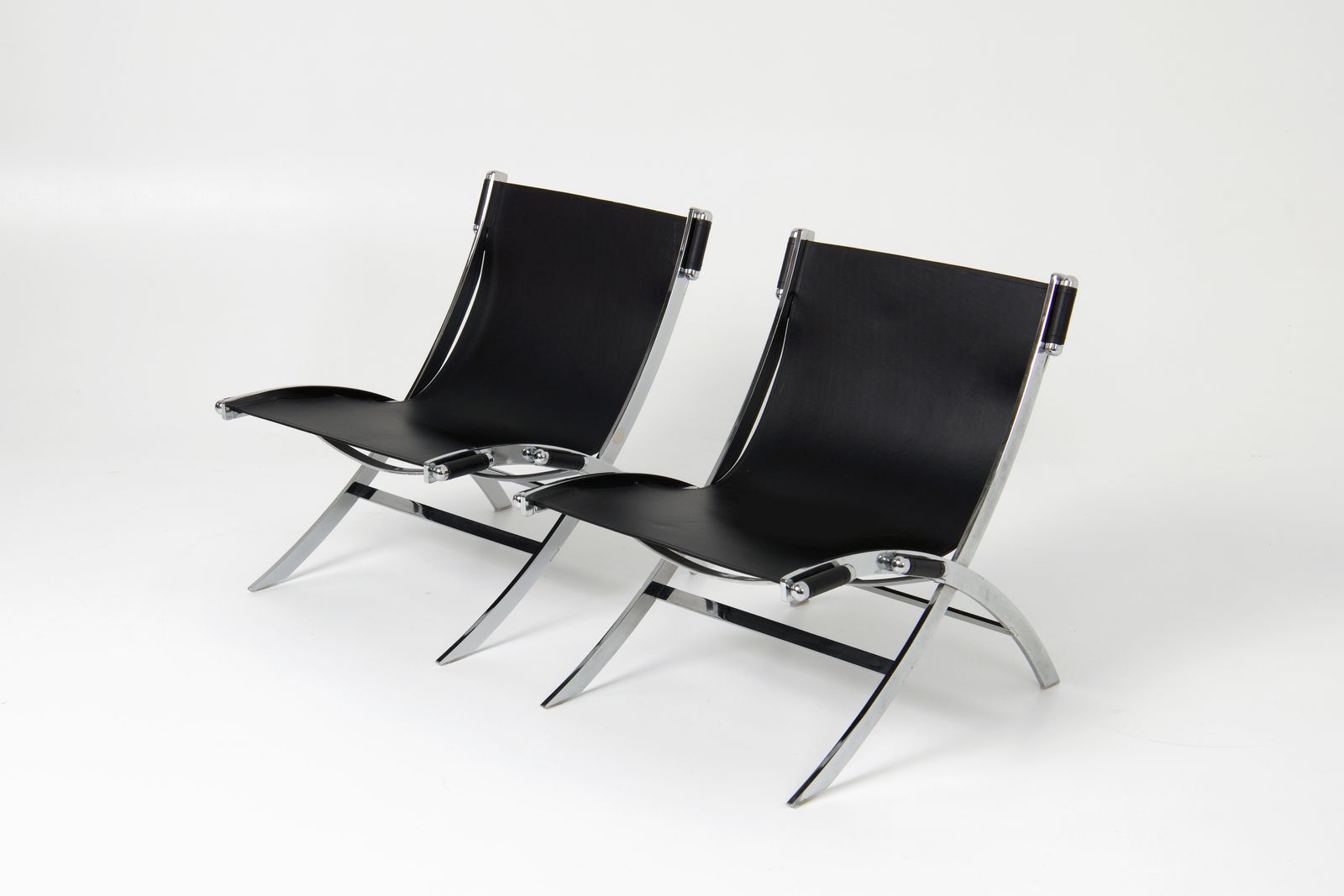 A Set Of Scissor Chairs   Paul Tuttle & Antonio Citterio photo vintage