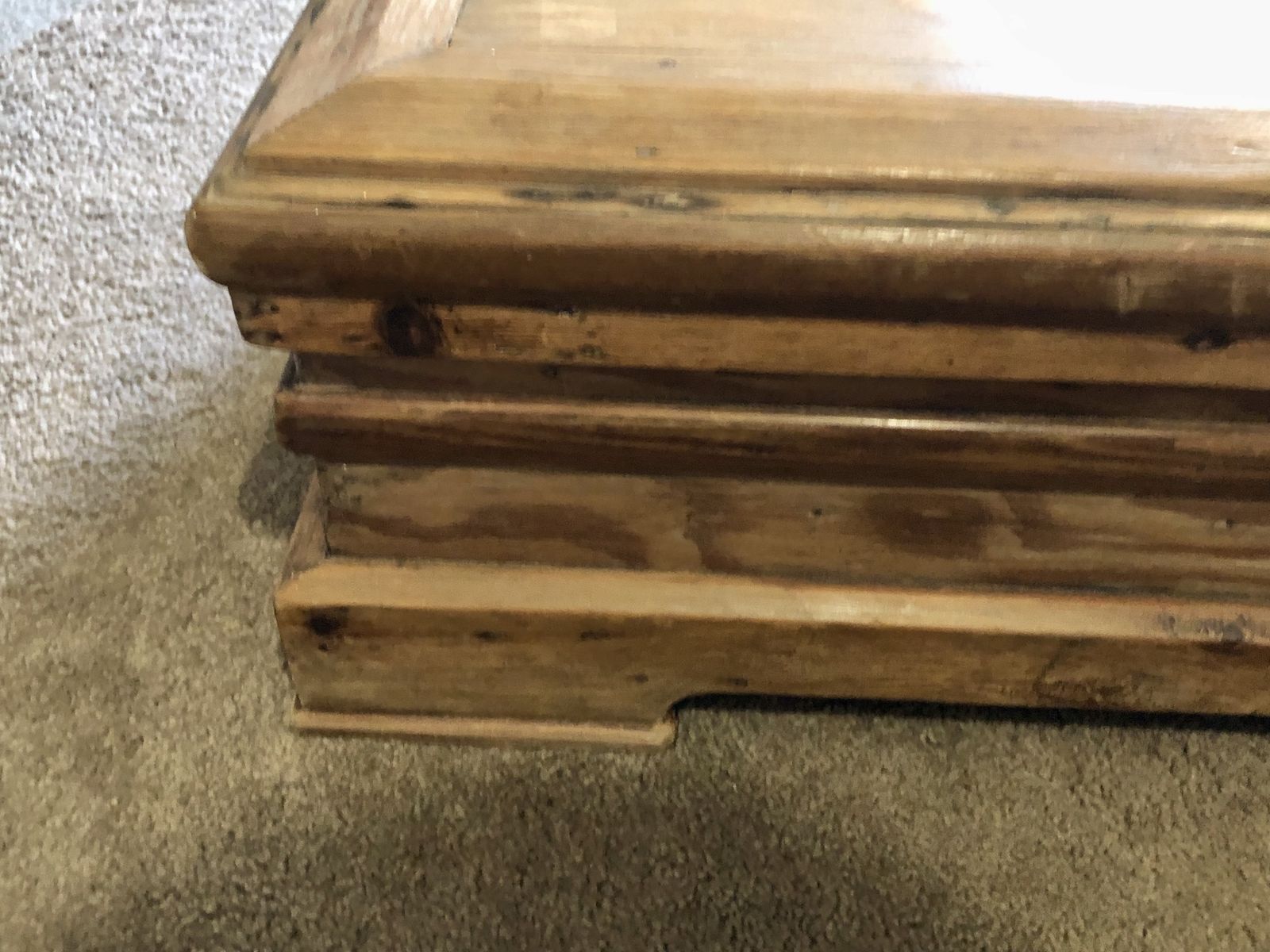 photo furniture Handsome Heavy Pine Box