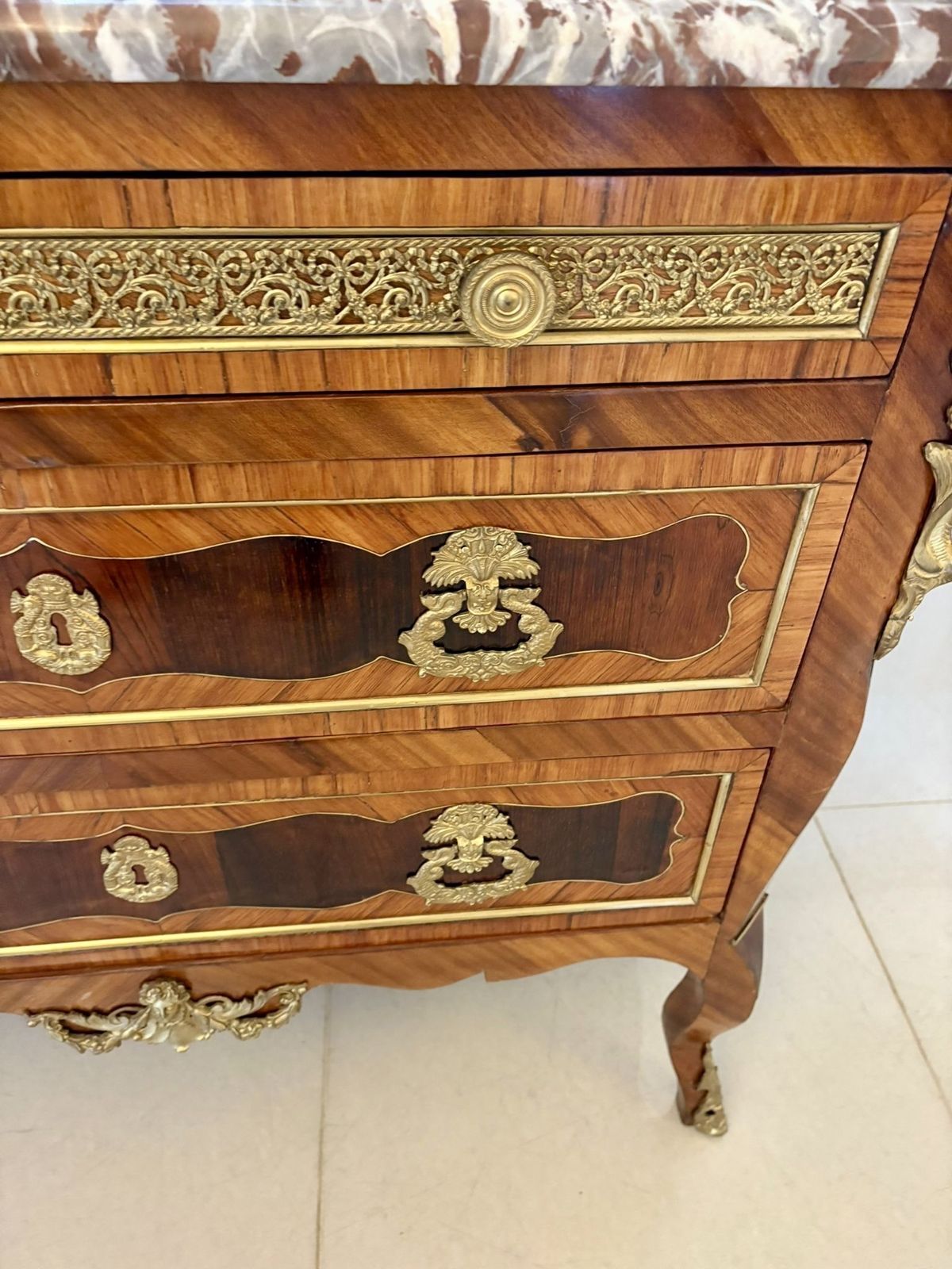 photo furniture Outstanding Quality Antique 19th Century French Marble Top Chest Of Drawers