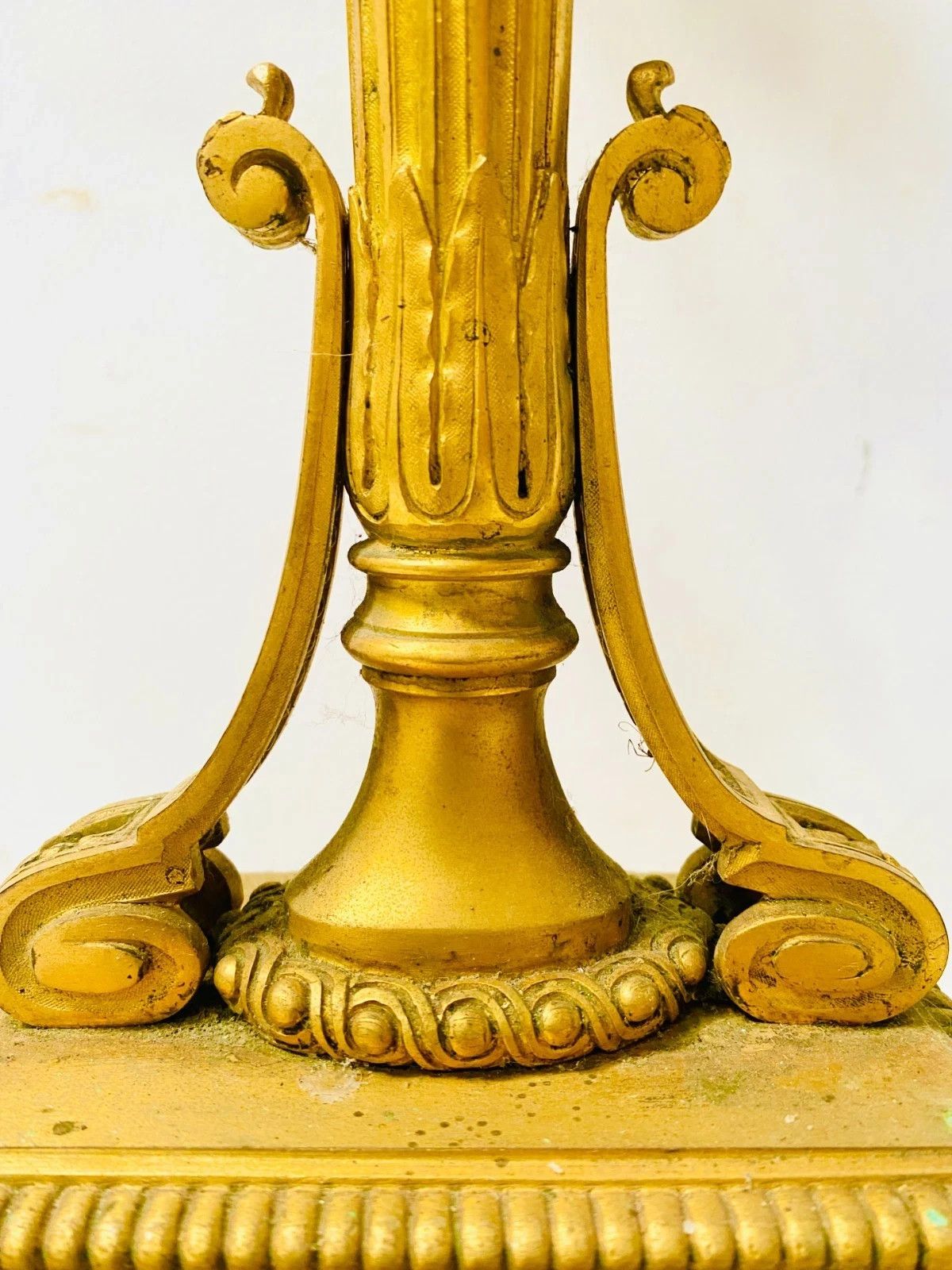 Home Decor 19th Century Gilded And Chiseled Bronze Candle Holder photo