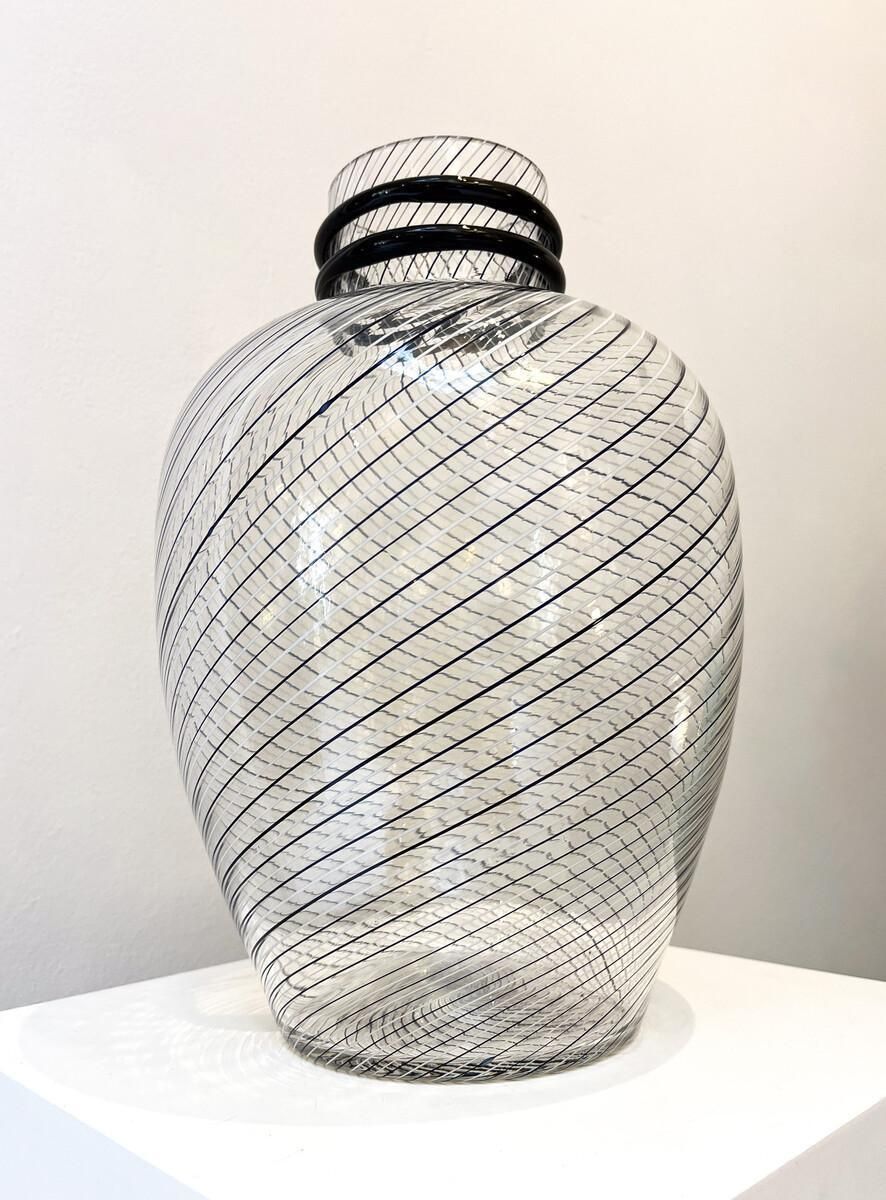 Murano Glass Vase By Fratelli Toso, 1980s photo furniture