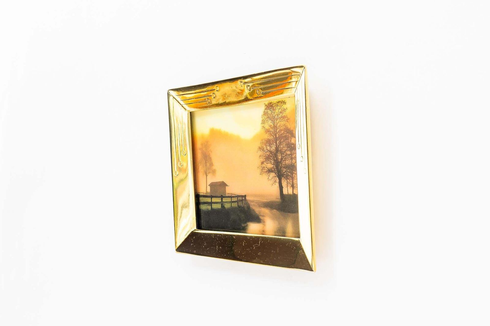 Art Deco Wall Picture Frame With Glass Vienna Around 1920s photo for sale