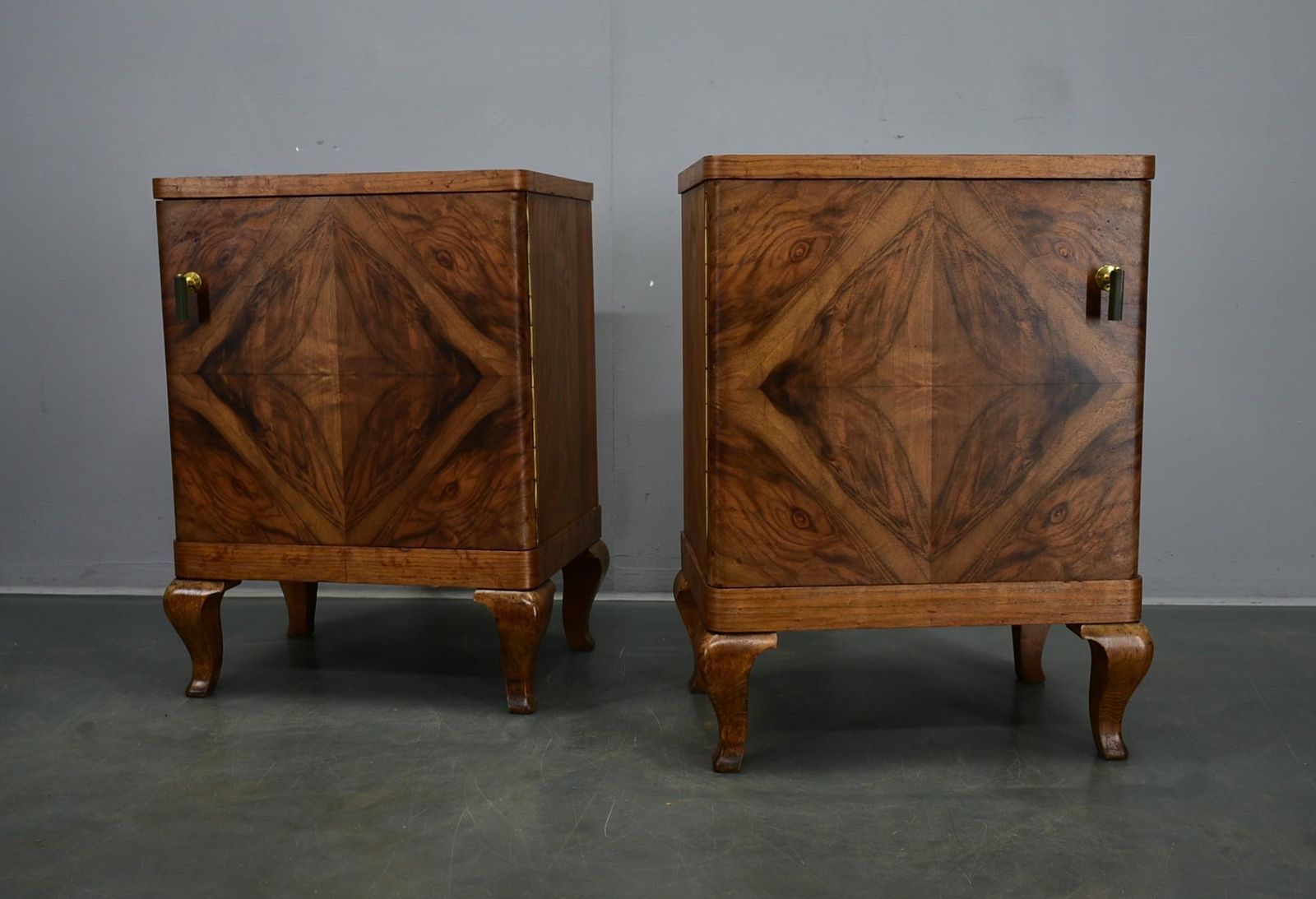 1932s Pair Of Art Deco Bedside Tables, Czechoslovakia photo furniture