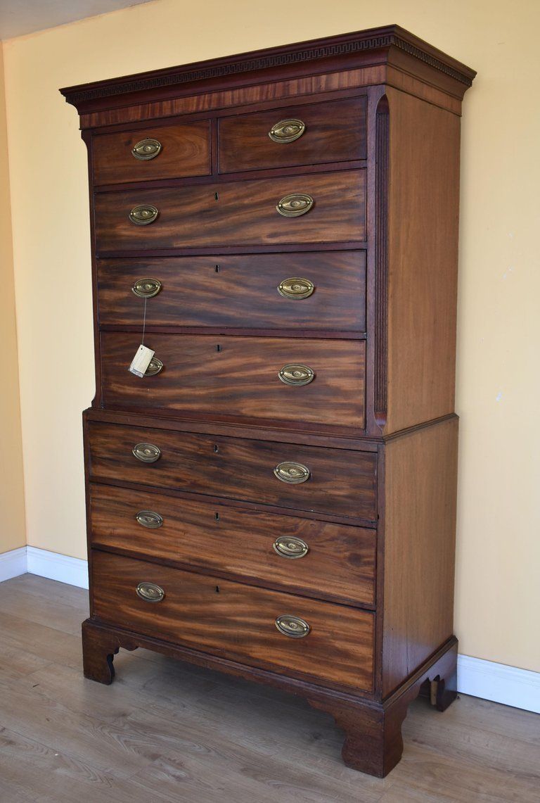 George III Mahogany Chest On Chest photo furniture