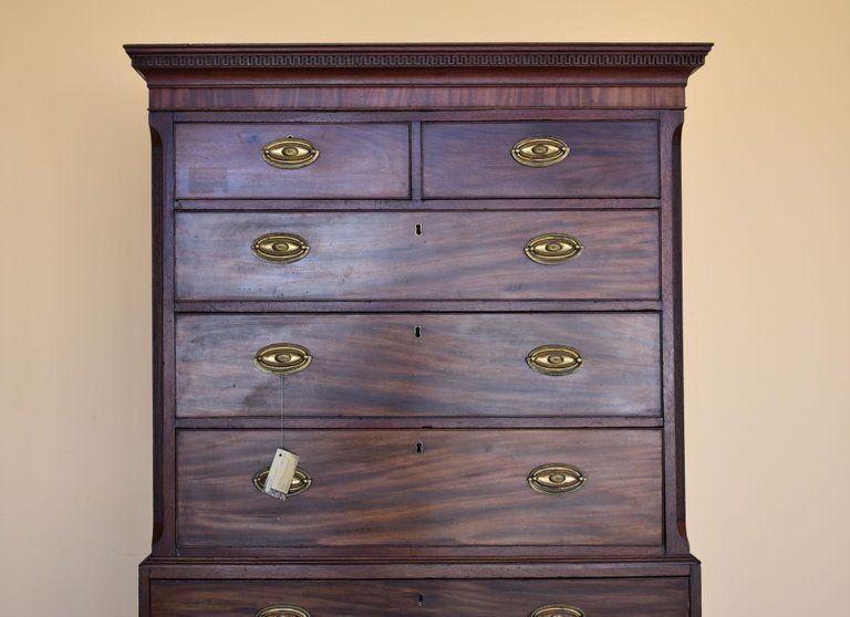 George III Mahogany Chest On Chest photo for sale