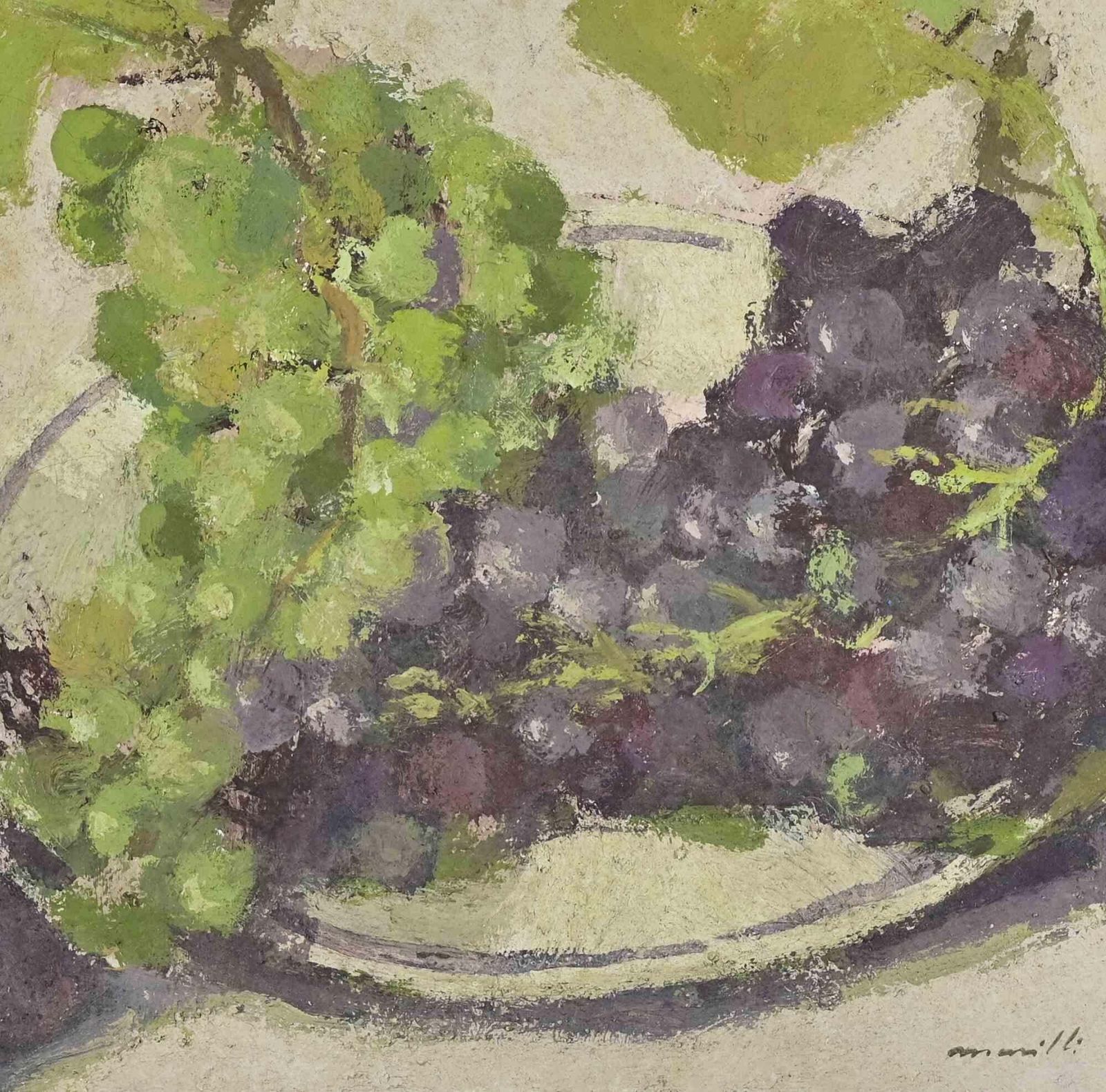 Franco Marzillistill Life   Oil Painting By Franco Marzilli   1970s1970s photo for sale