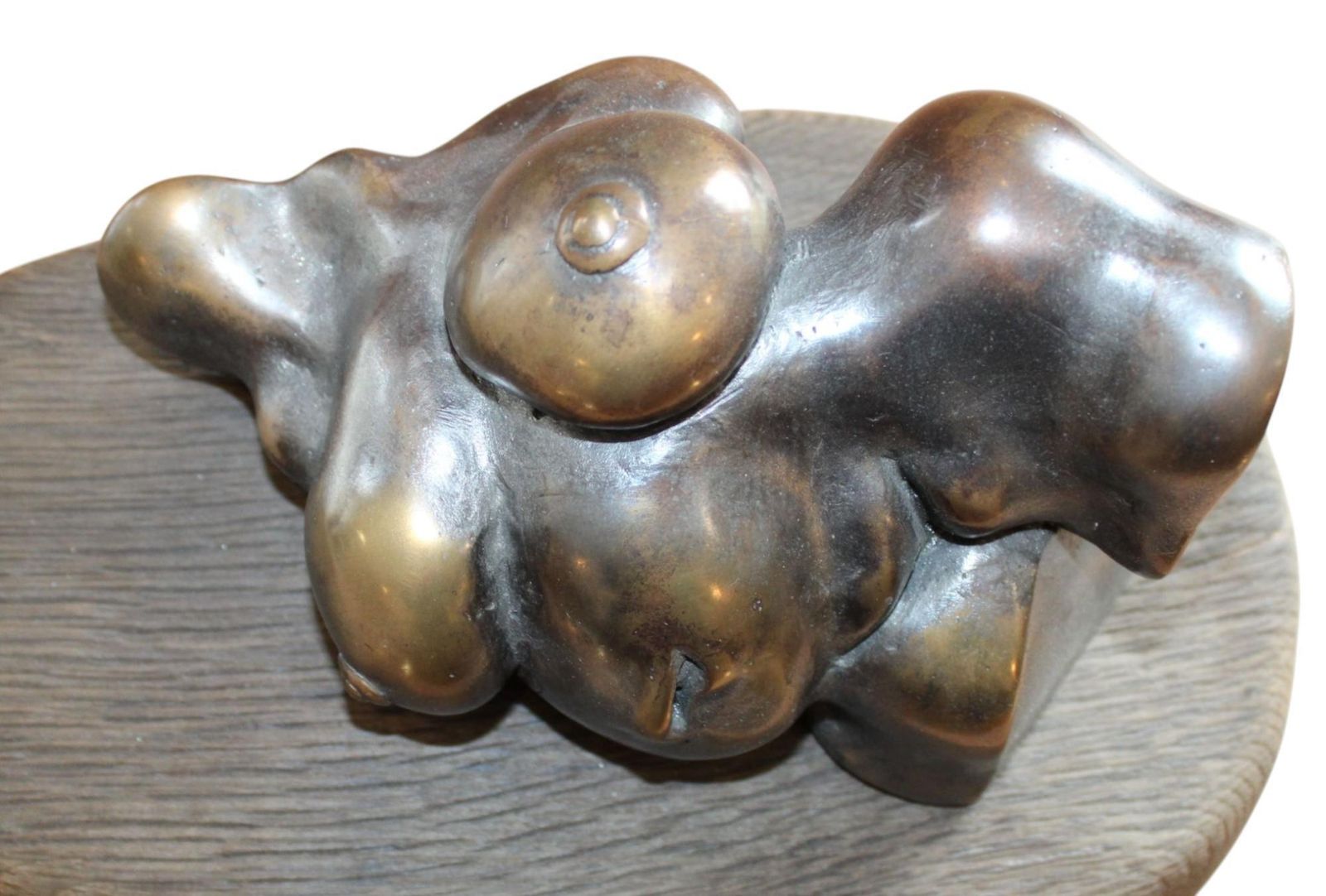 Ivars Mikelsonstorso Xxl , Bronze/Wood H 15 Cm; L 30cm; W 20 Cm2021 photo furniture