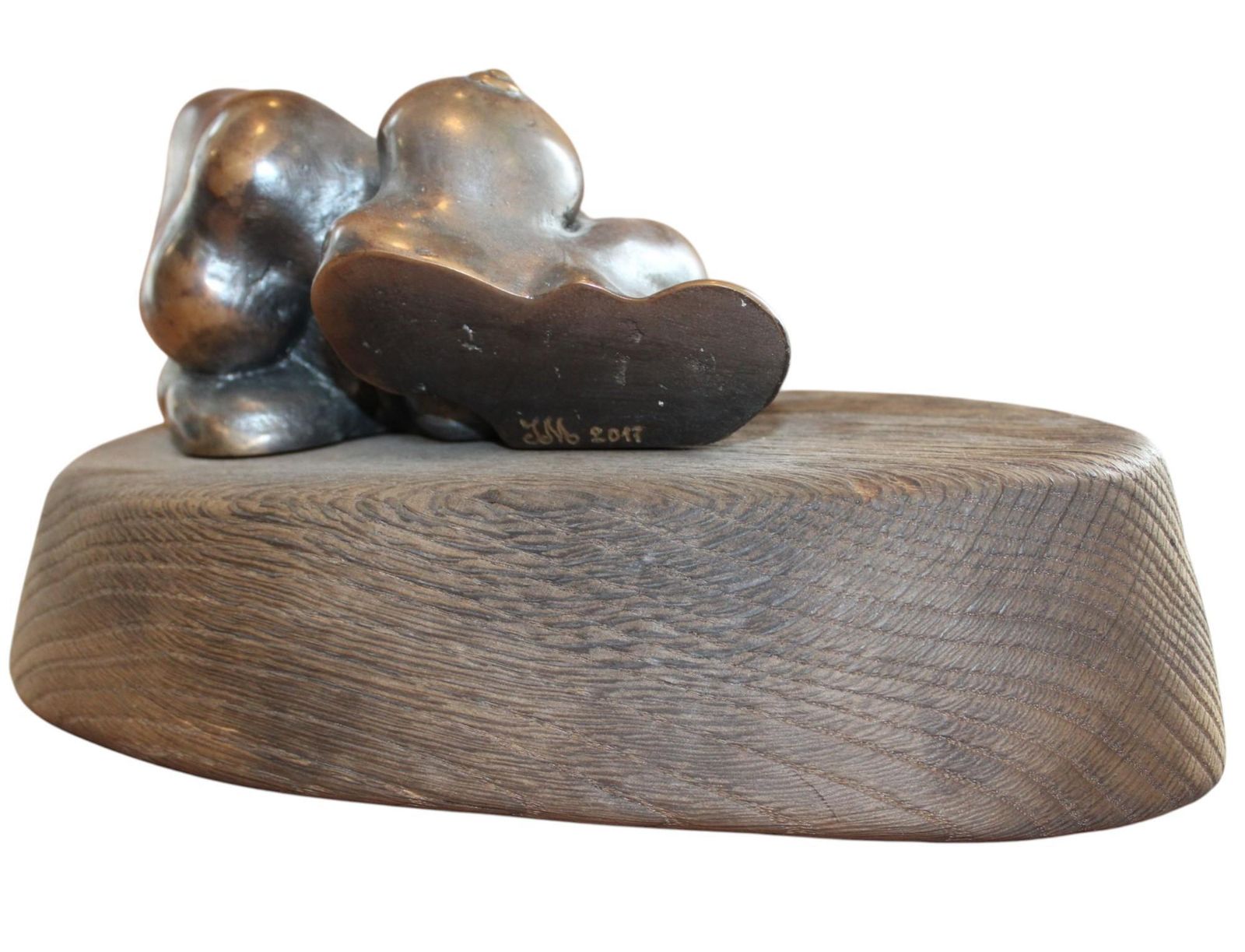 Ivars Mikelsonstorso Xxl , Bronze/Wood H 15 Cm; L 30cm; W 20 Cm2021 photo Art