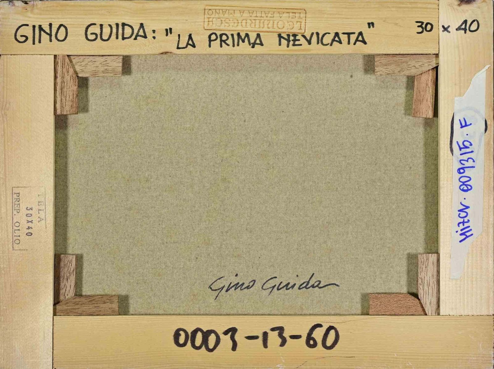 Gino Guidathe First Snowfall   Paint By Gino Guida   1980s1980s photo Art