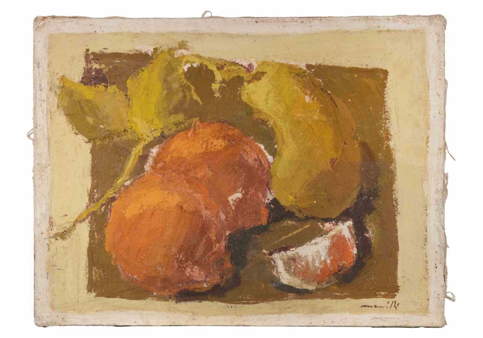 Franco Marzillistill Life   Oil Painting By Franco Marzilli   1970s1970s