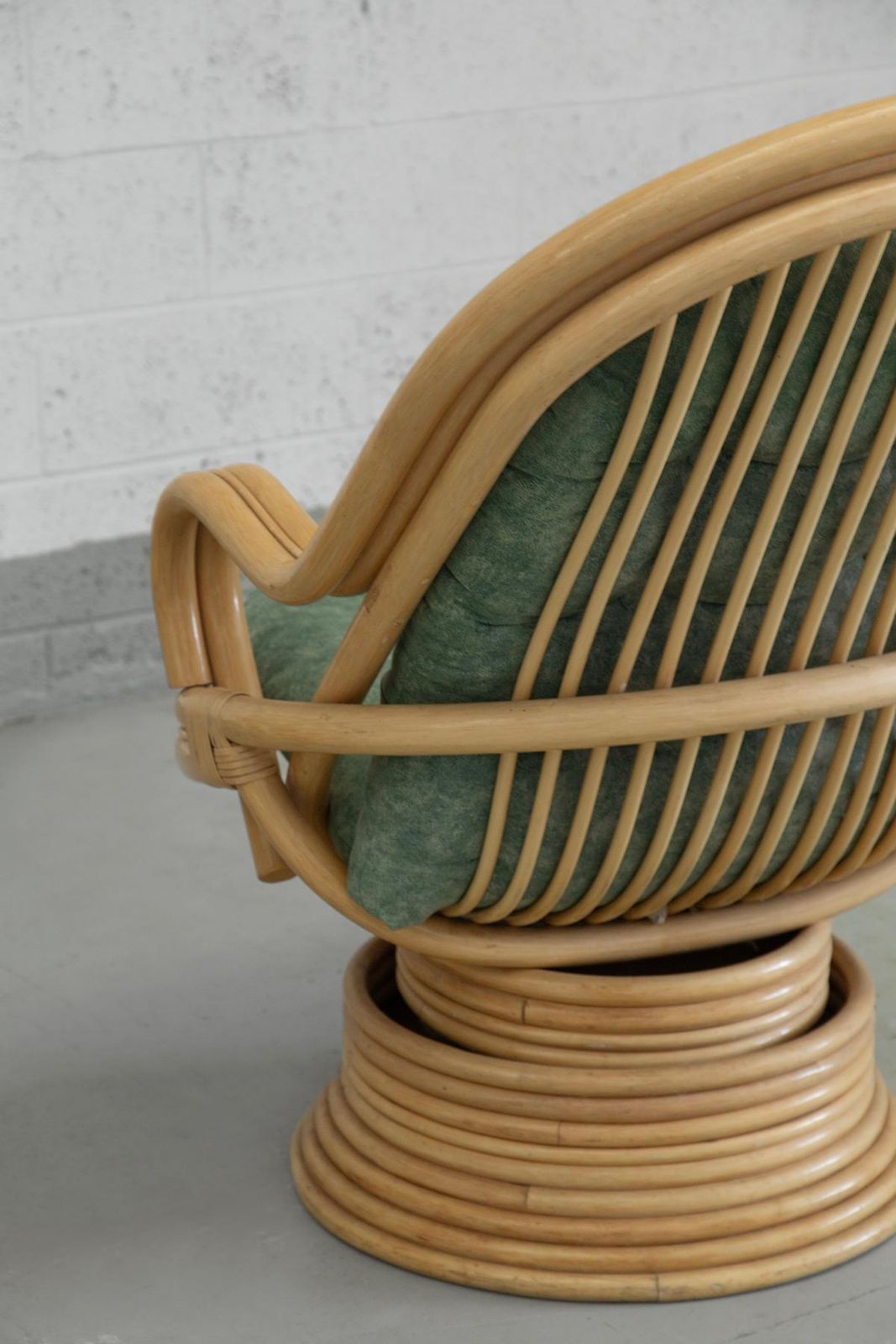 Rattan And Bamboo Rocking Armchairs Attributed To Axel Enthoven photo Furniture