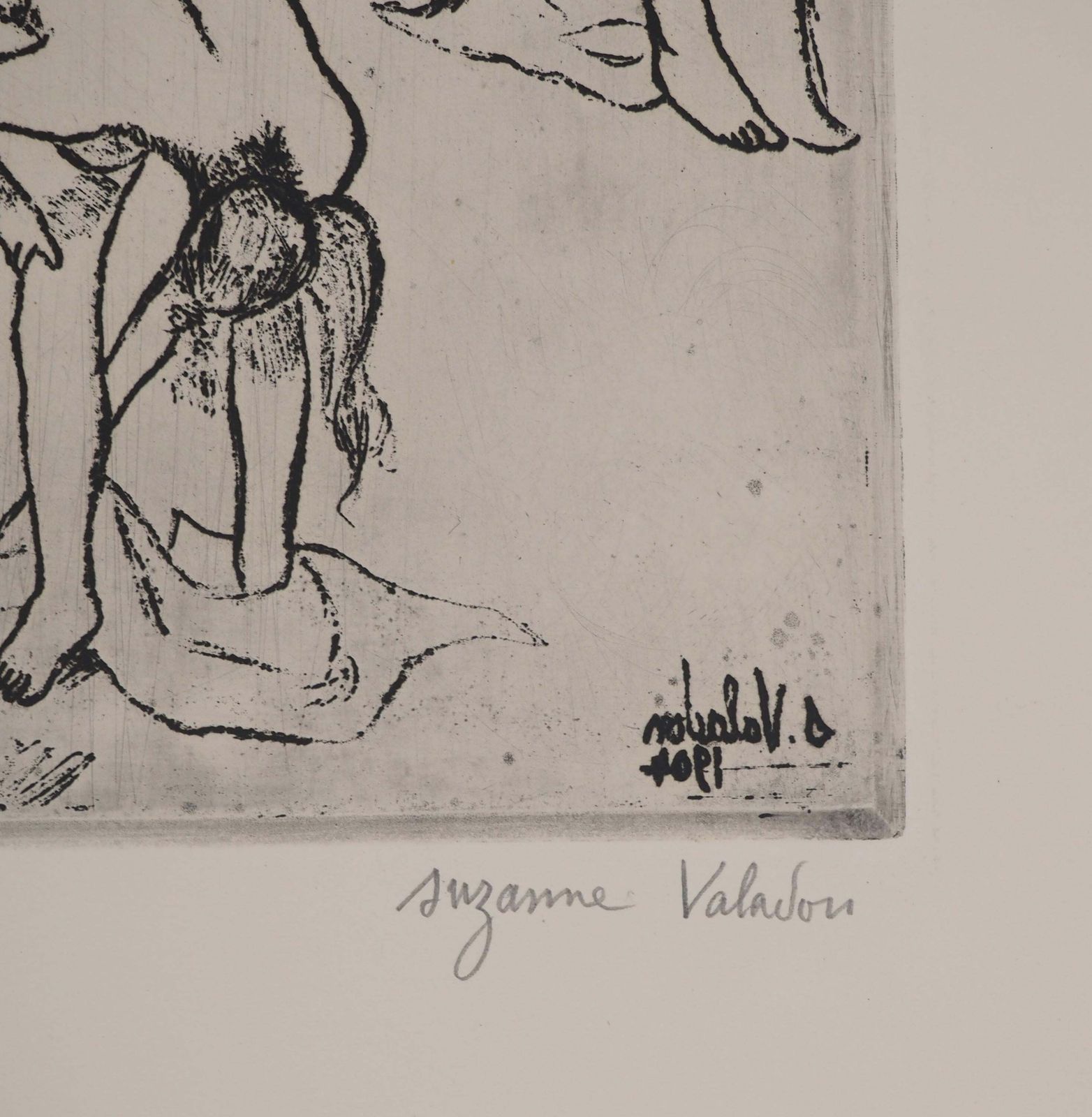 Suzanne Valadonnaked Women Under The Trees    Original Etching Signed (Petrides #E9)1932 photo for sale