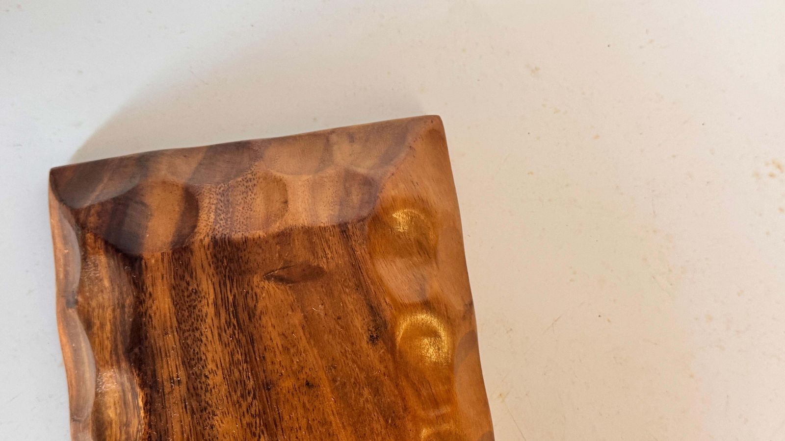 470.0 Brutalist Carved Wood Vide Poche– In The Style Of Alexandre Noll France 1950 photo