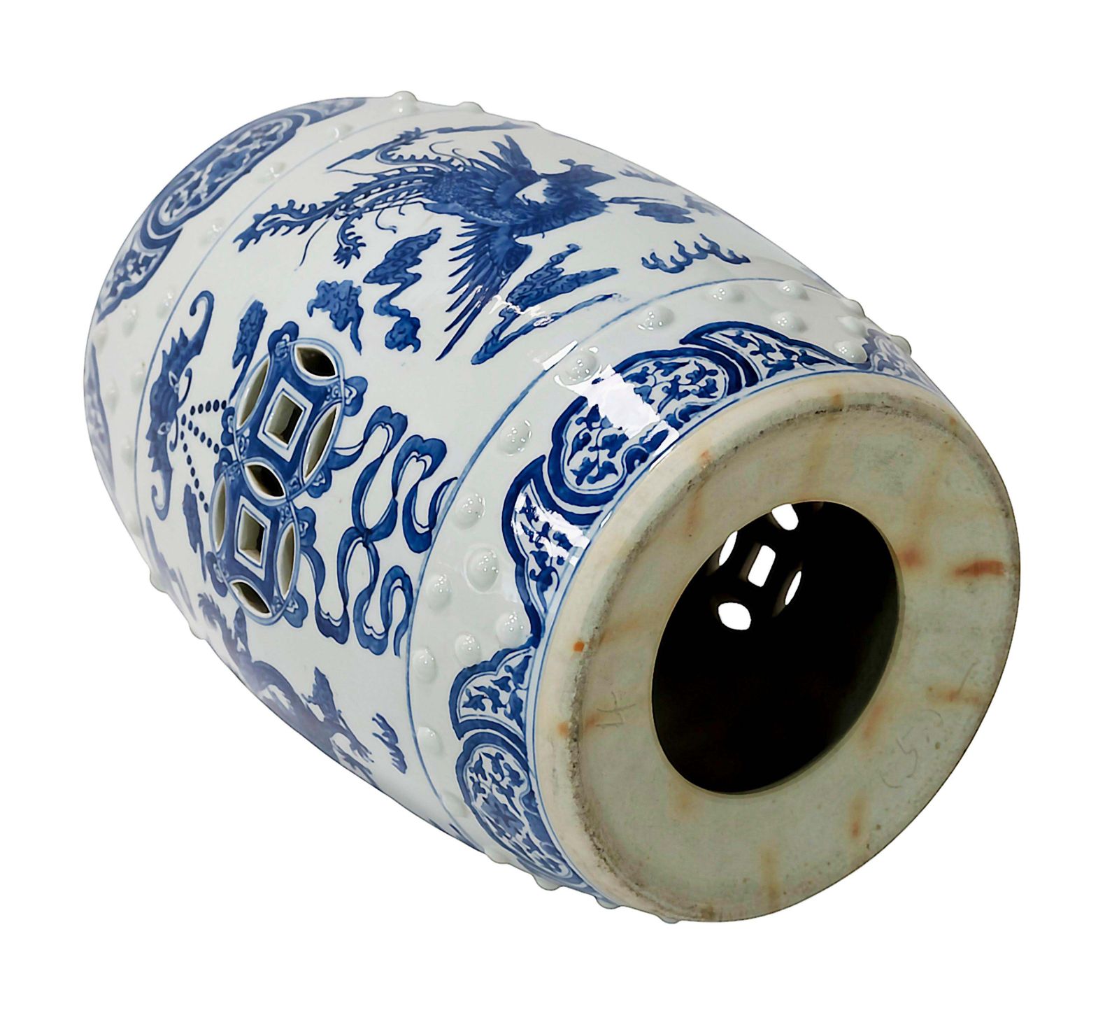Ceramic Hand Painted Chinese Garden Stool photo 1331.0