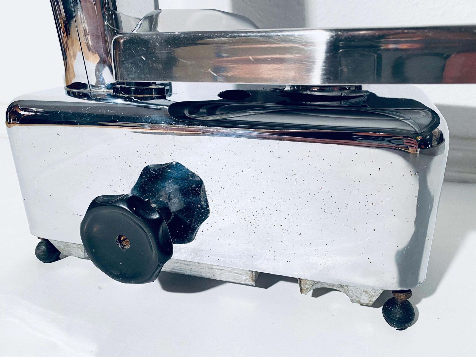 1950s Large Silver Rewebo Shop Professional Scale Tn2 / Mid Century Kitchen Decor Germany photo buy