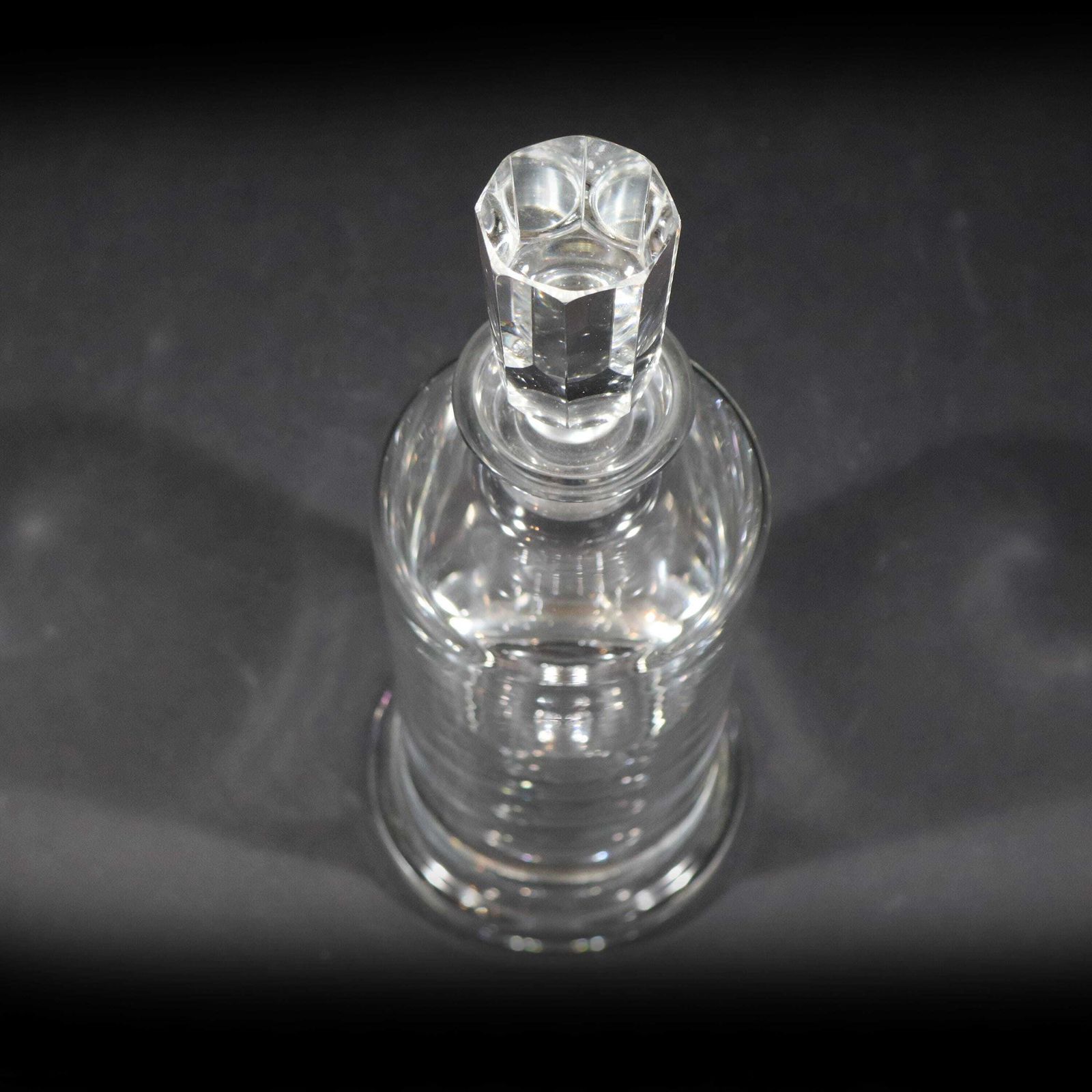 Vintage German Crystal Whiskey Decanter With Stopper, 1960s photo for sale