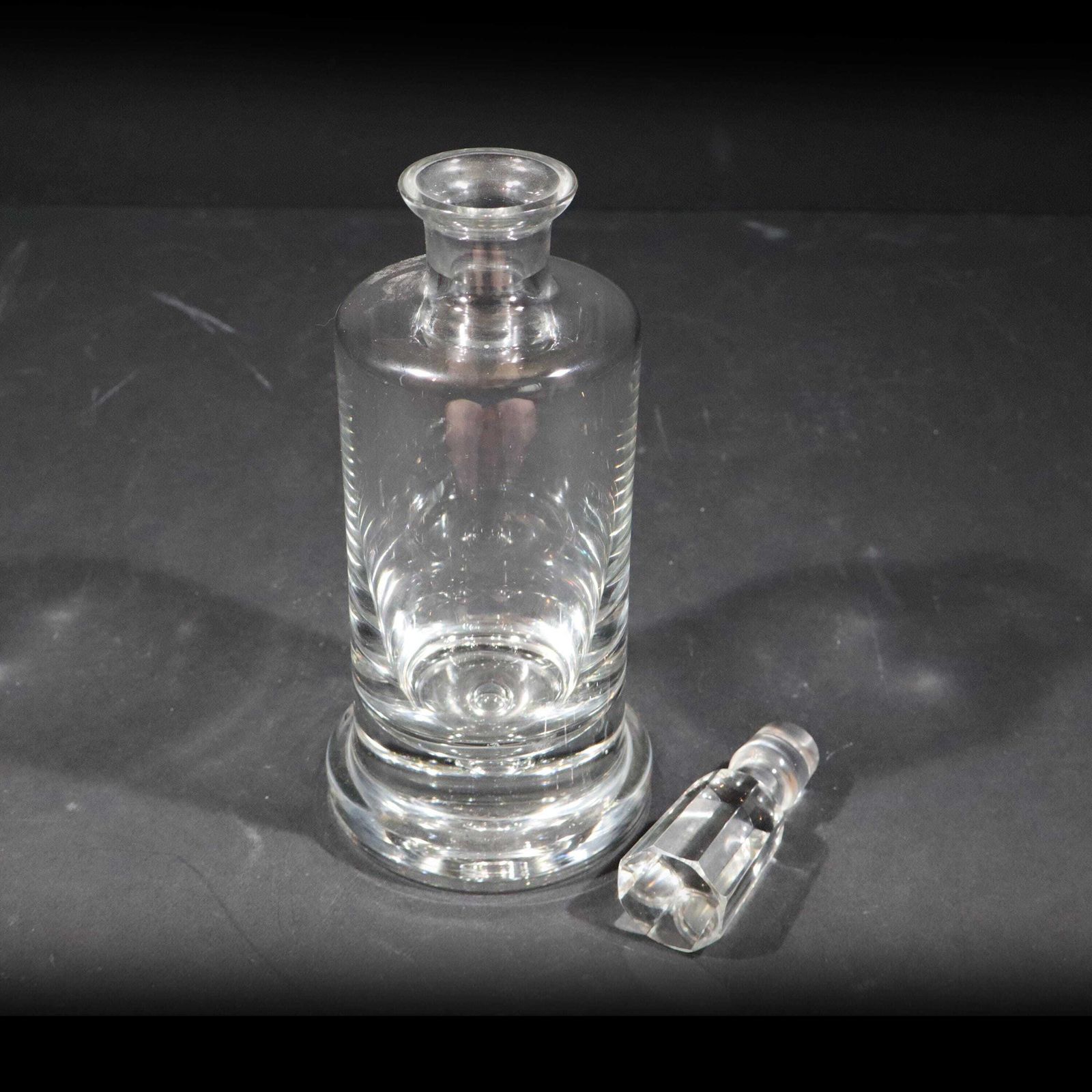 Vintage German Crystal Whiskey Decanter With Stopper, 1960s photo Home Decor