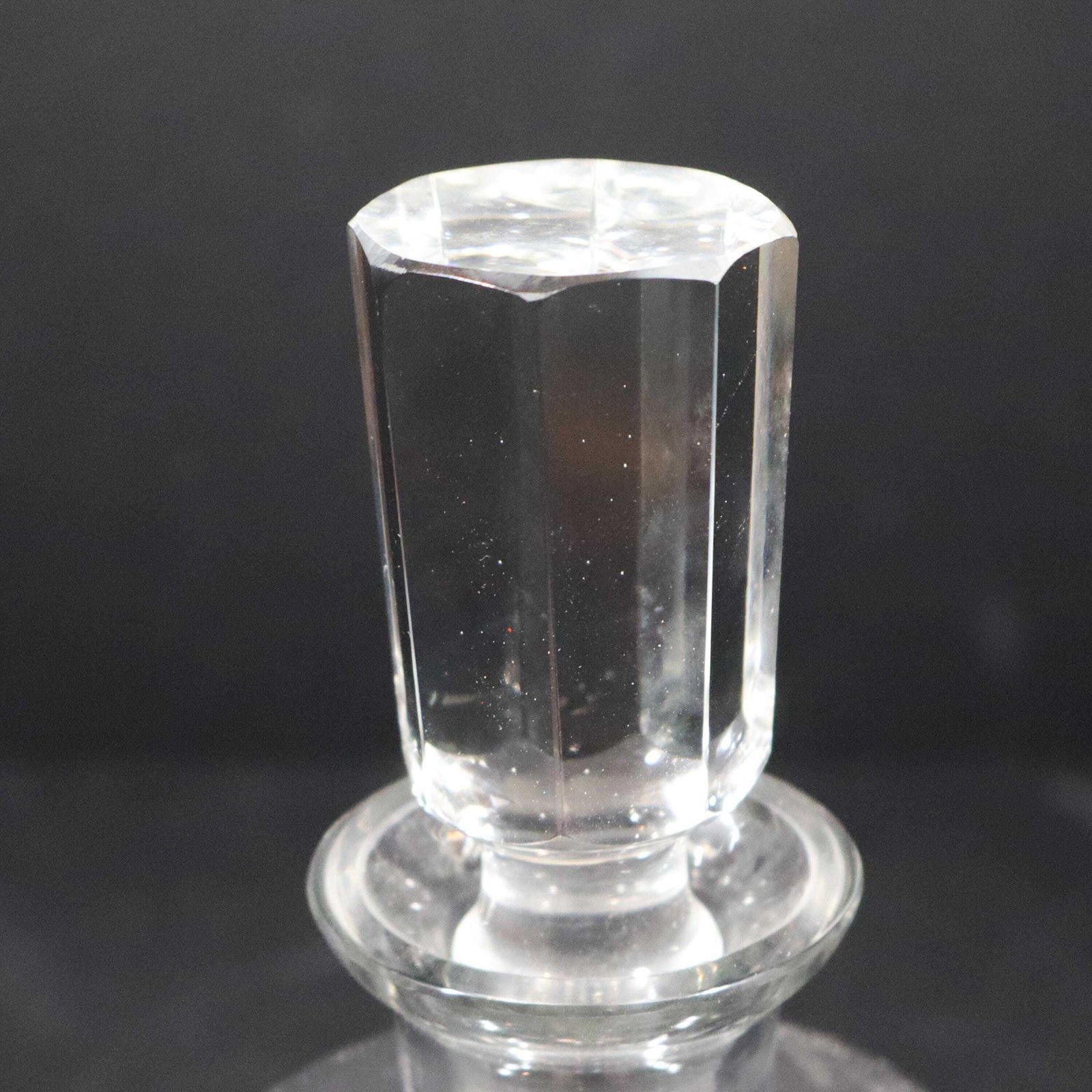 Vintage German Crystal Whiskey Decanter With Stopper, 1960s photo buy