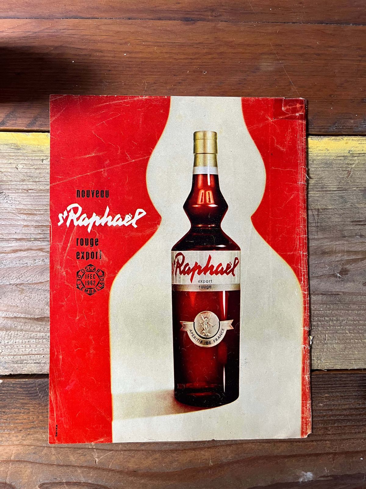 Vintage St Raphael Advertising Print   Quinquina Vermouth photo furniture