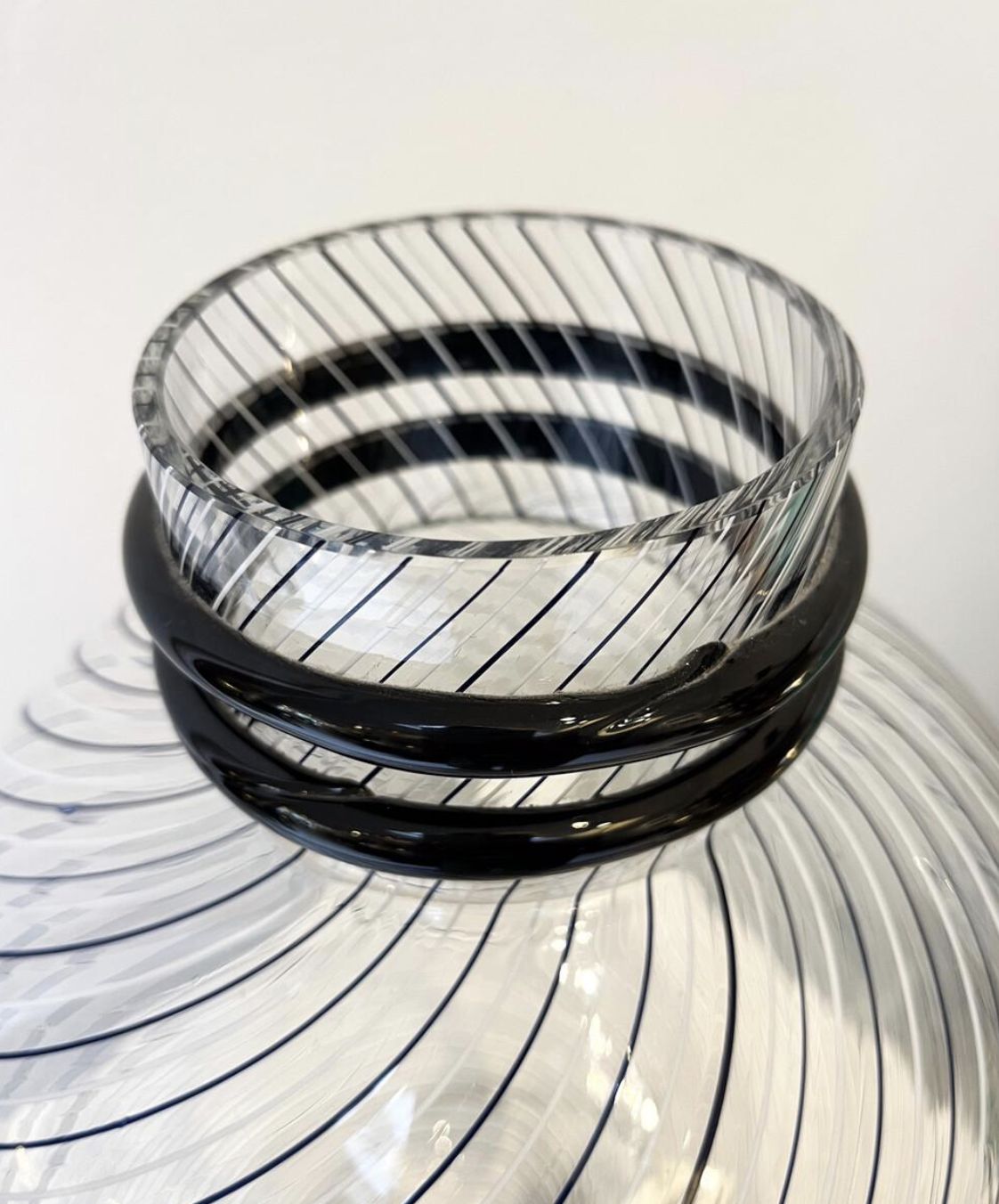 Murano Glass Vase By Fratelli Toso, 1980s photo Home Decor