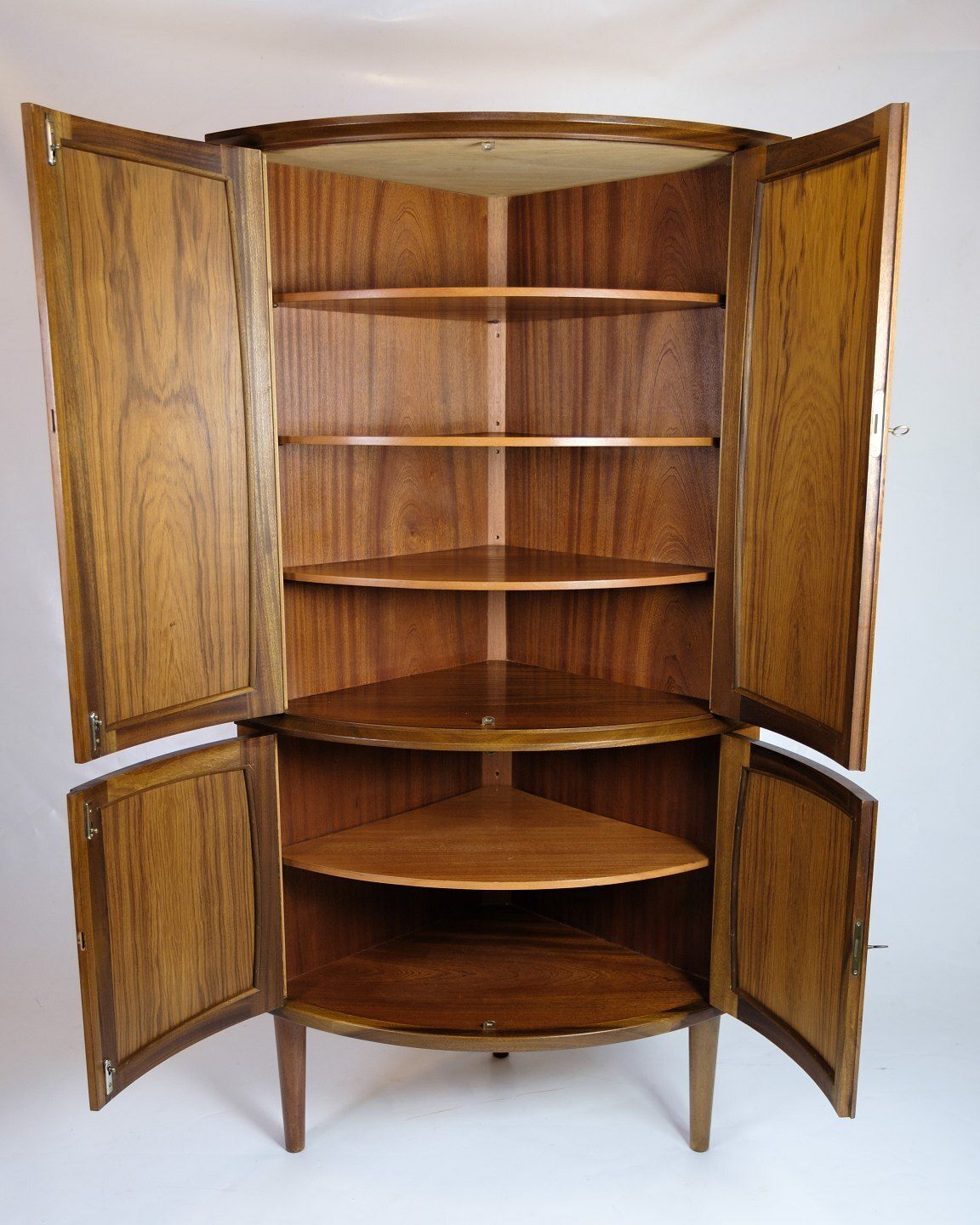 Corner Cabinet   Teak Wood   Danish Design   Peterson Midtjydsk Møbelfabrik   1960s photo 1197.0