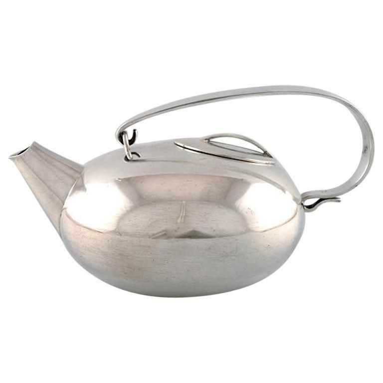 Lino Sabattini For Christofle, Modernist Teapot, 1960s