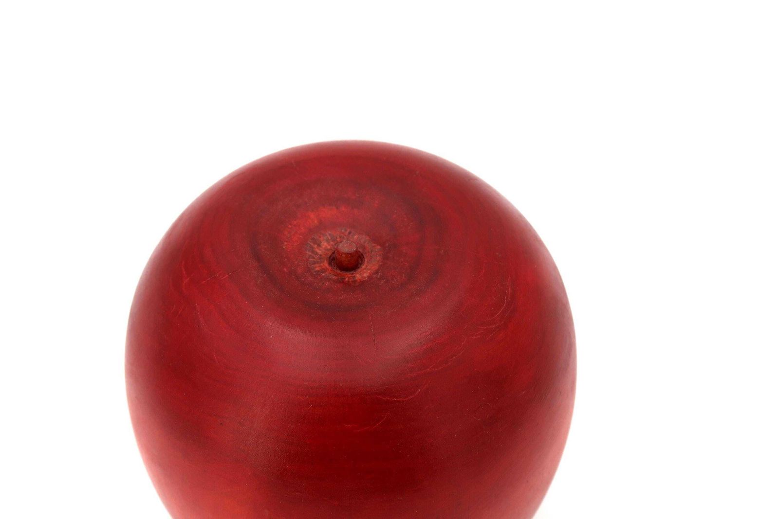 Sculptuur: Grote houten rode appel, ca. jaren 1960 / Fruit, Vintage, Keuken, Woondecoratie photo Kunst