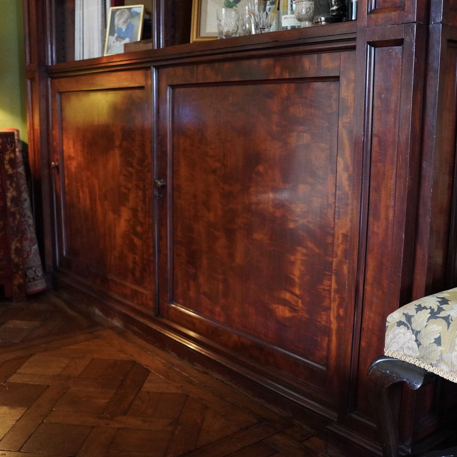 Gothic Revival Mahogany Library Bookcase photo furniture