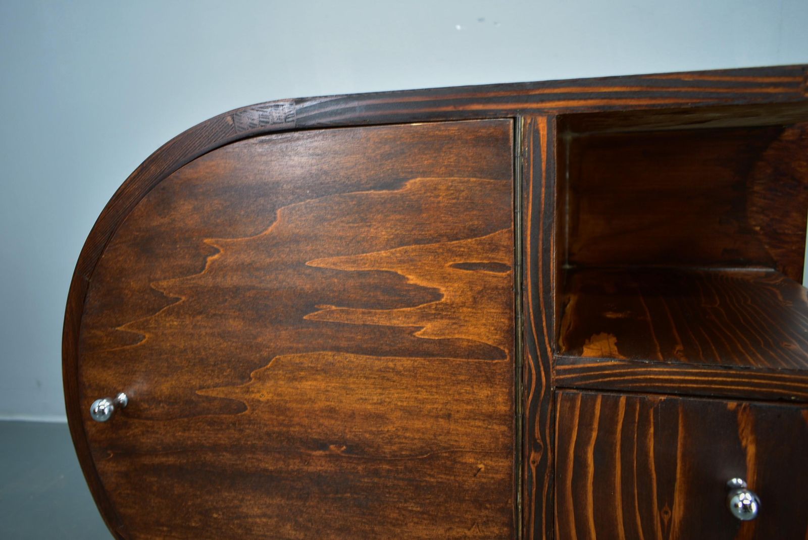 1935s Pair Of Rare Art Deco Bedside Tables, Czechoslovakia photo vinterior