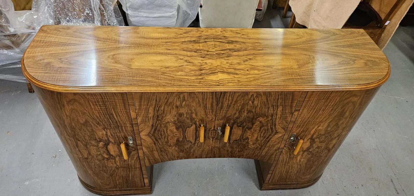 Art Deco Sideboard Credenza, 1930s photo Furniture